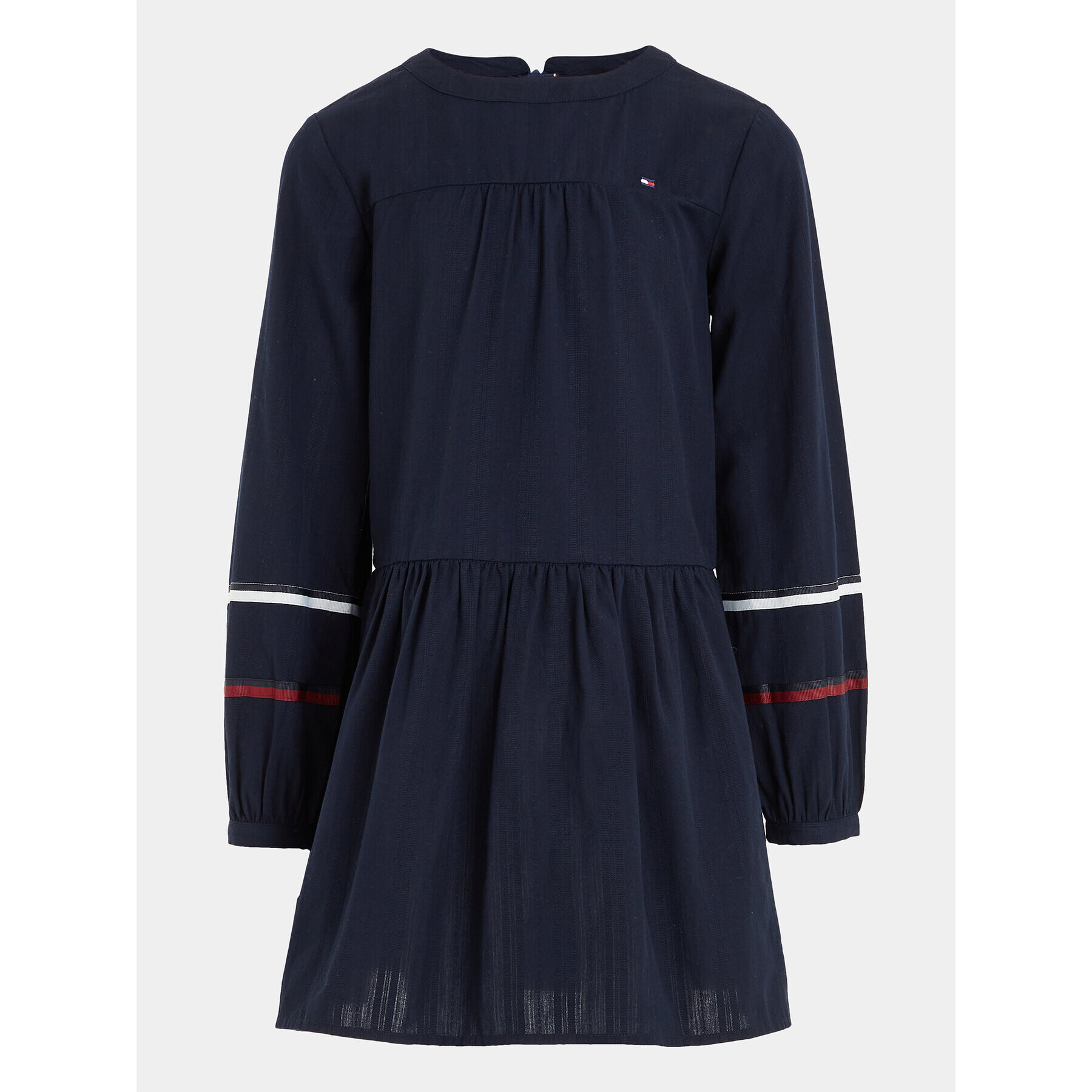 Tommy Hilfiger Každodenní šaty Global Stripe Tape Detal KG0KG07347 M Tmavomodrá Regular Fit - Pepit.cz