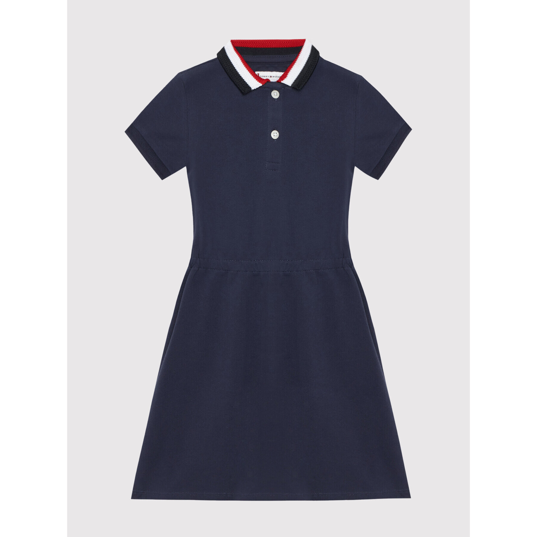 Tommy Hilfiger Každodenní šaty KG0KG06467 Tmavomodrá Regular Fit - Pepit.cz