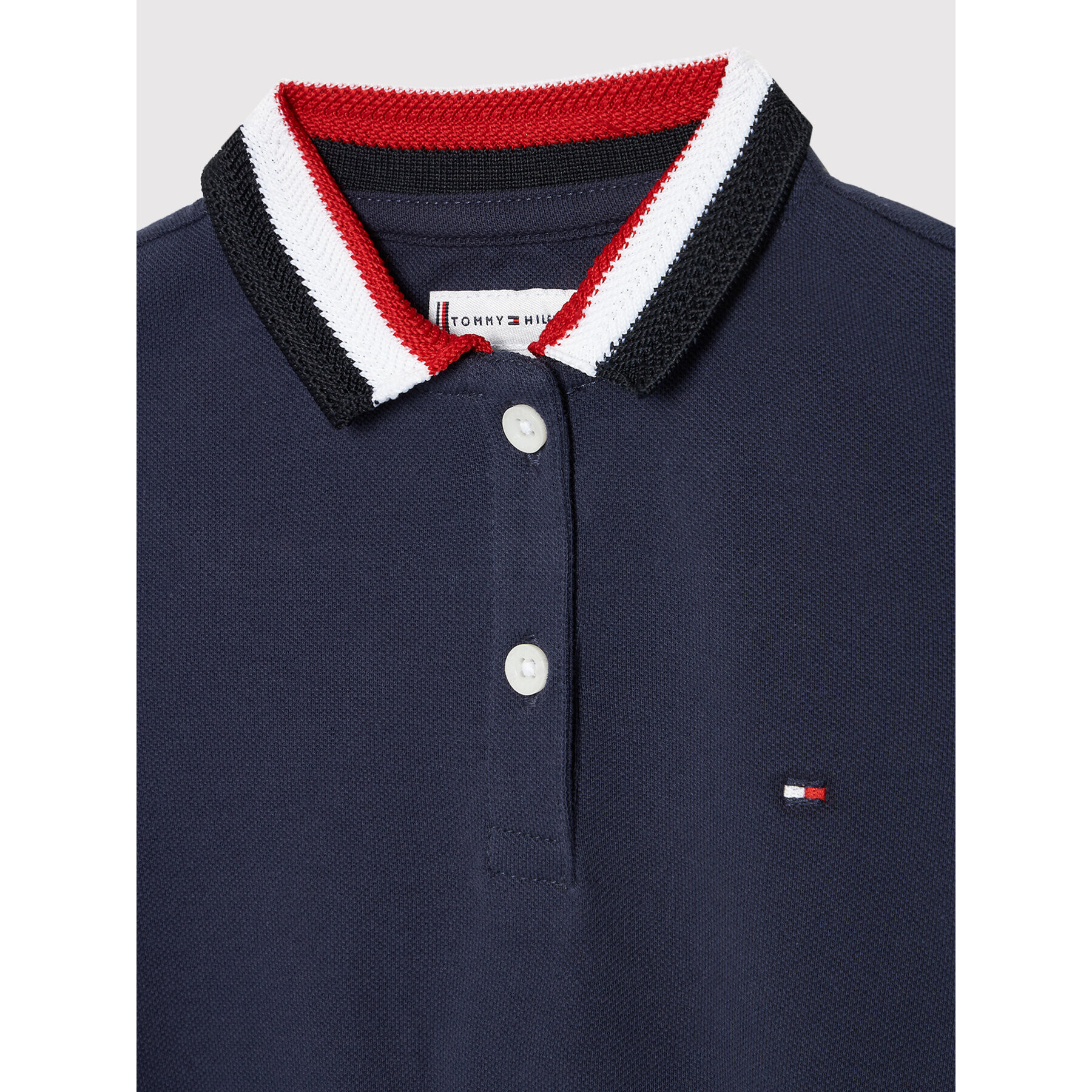 Tommy Hilfiger Každodenní šaty KG0KG06467 Tmavomodrá Regular Fit - Pepit.cz