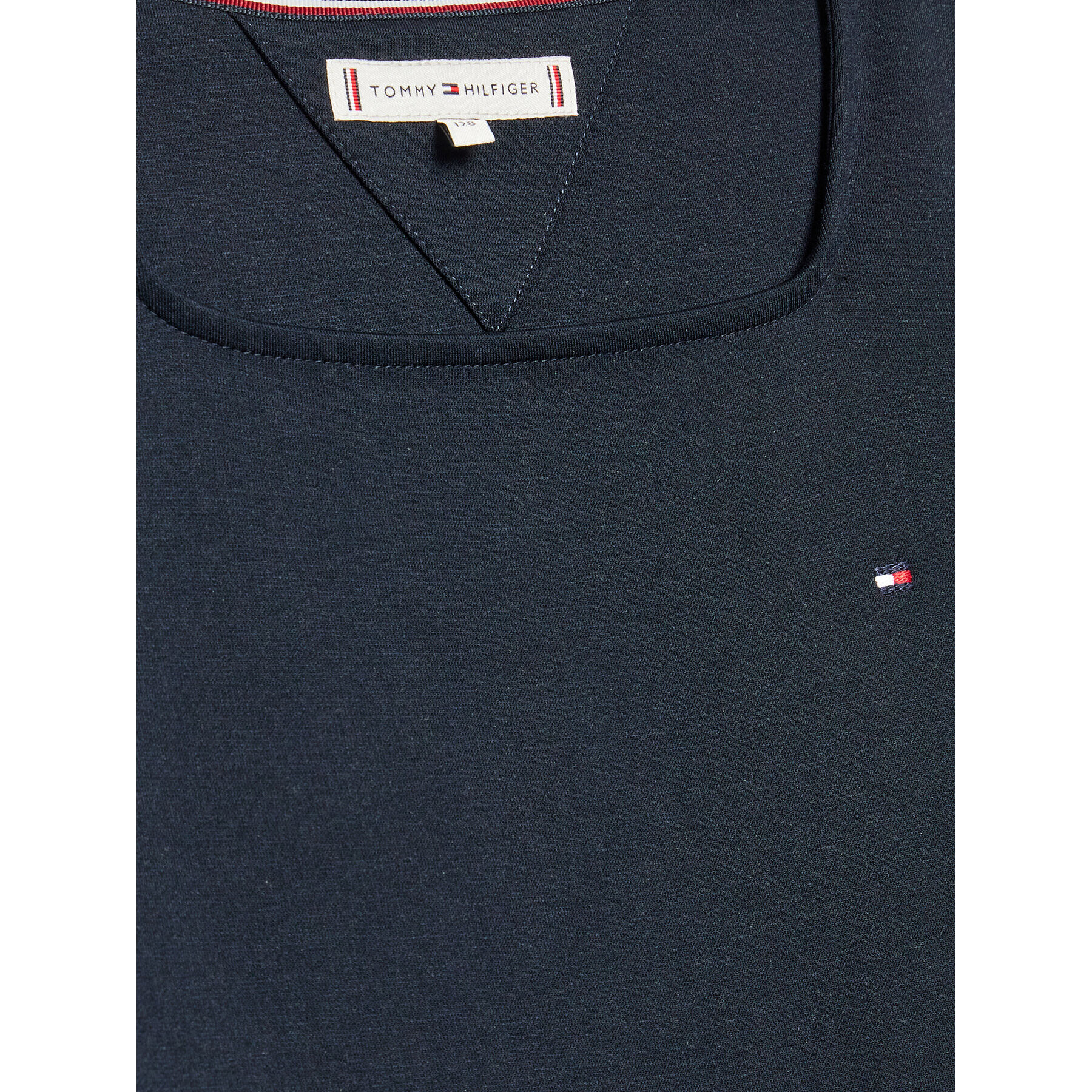 Tommy Hilfiger Každodenní šaty Punto KG0KG07192 Tmavomodrá Regular Fit - Pepit.cz