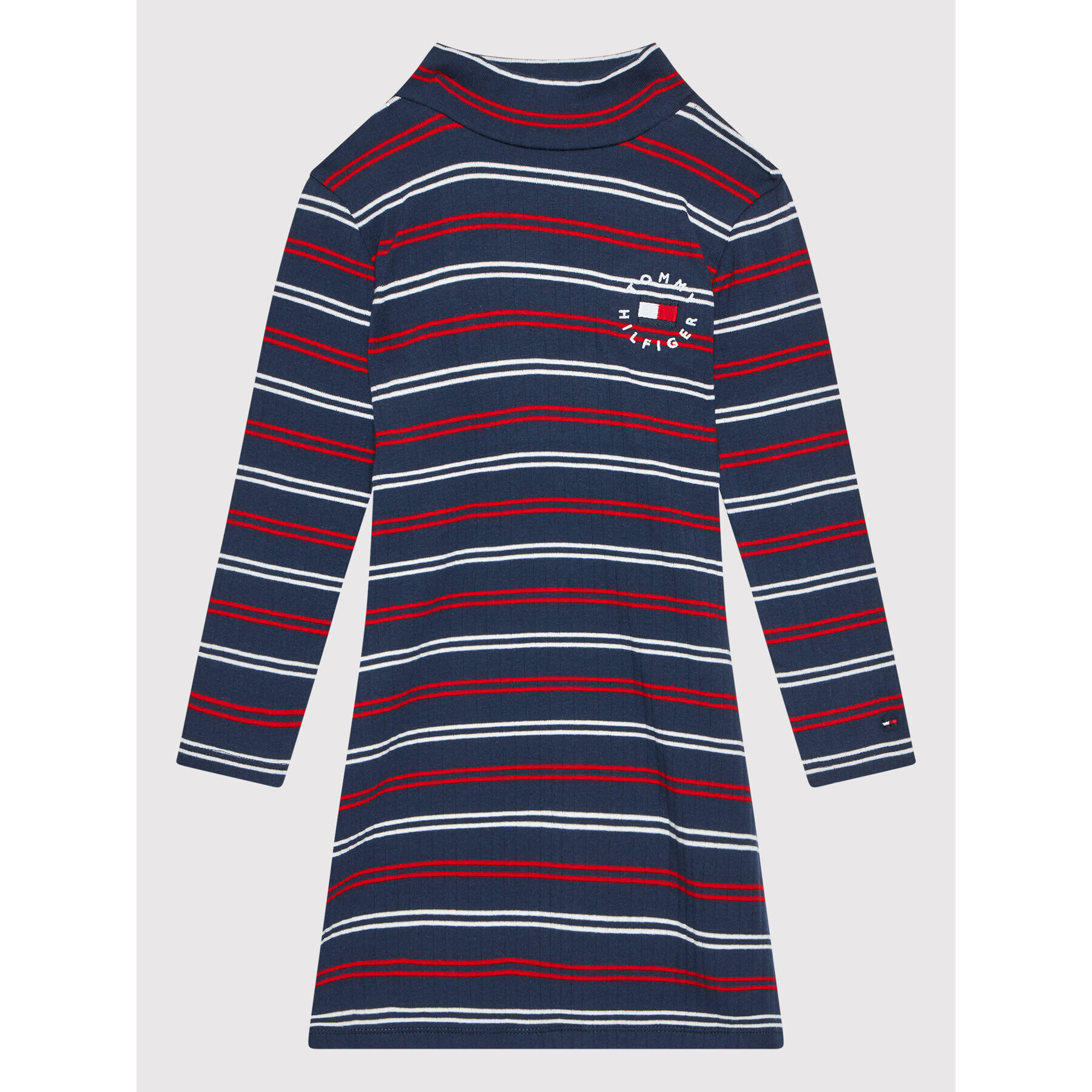 Tommy Hilfiger Každodenní šaty Stripe KG0KG06121 M Tmavomodrá Regular Fit - Pepit.cz