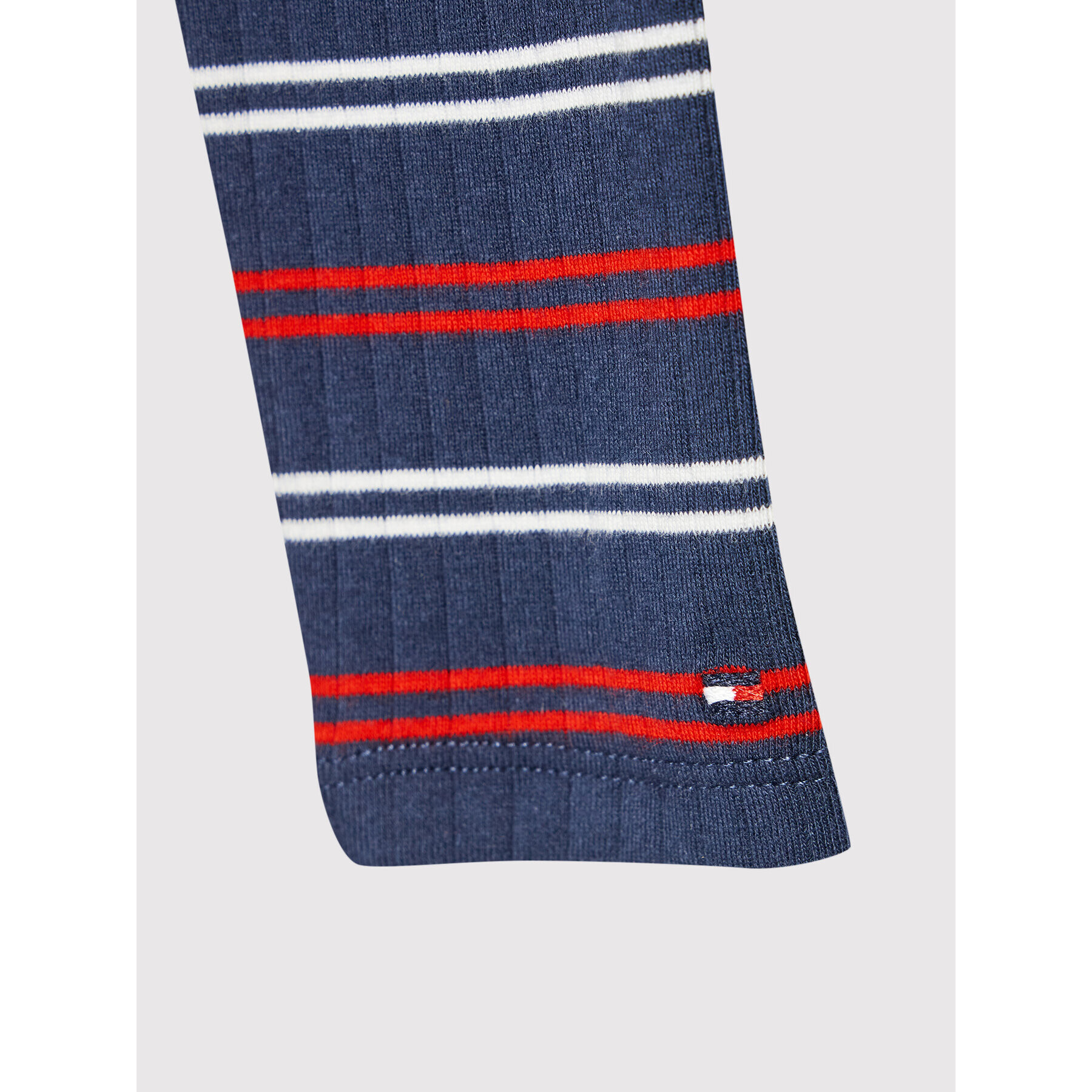 Tommy Hilfiger Každodenní šaty Stripe Rib KG0KG06121 D Tmavomodrá Regular Fit - Pepit.cz