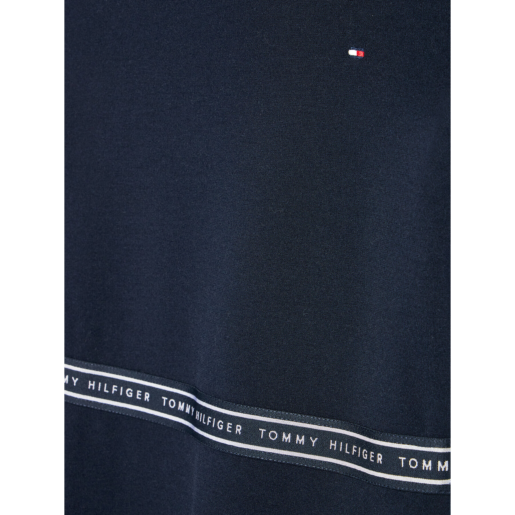 Tommy Hilfiger Každodenní šaty Tape Punto Skater KG0KG06748 D Tmavomodrá Regular Fit - Pepit.cz