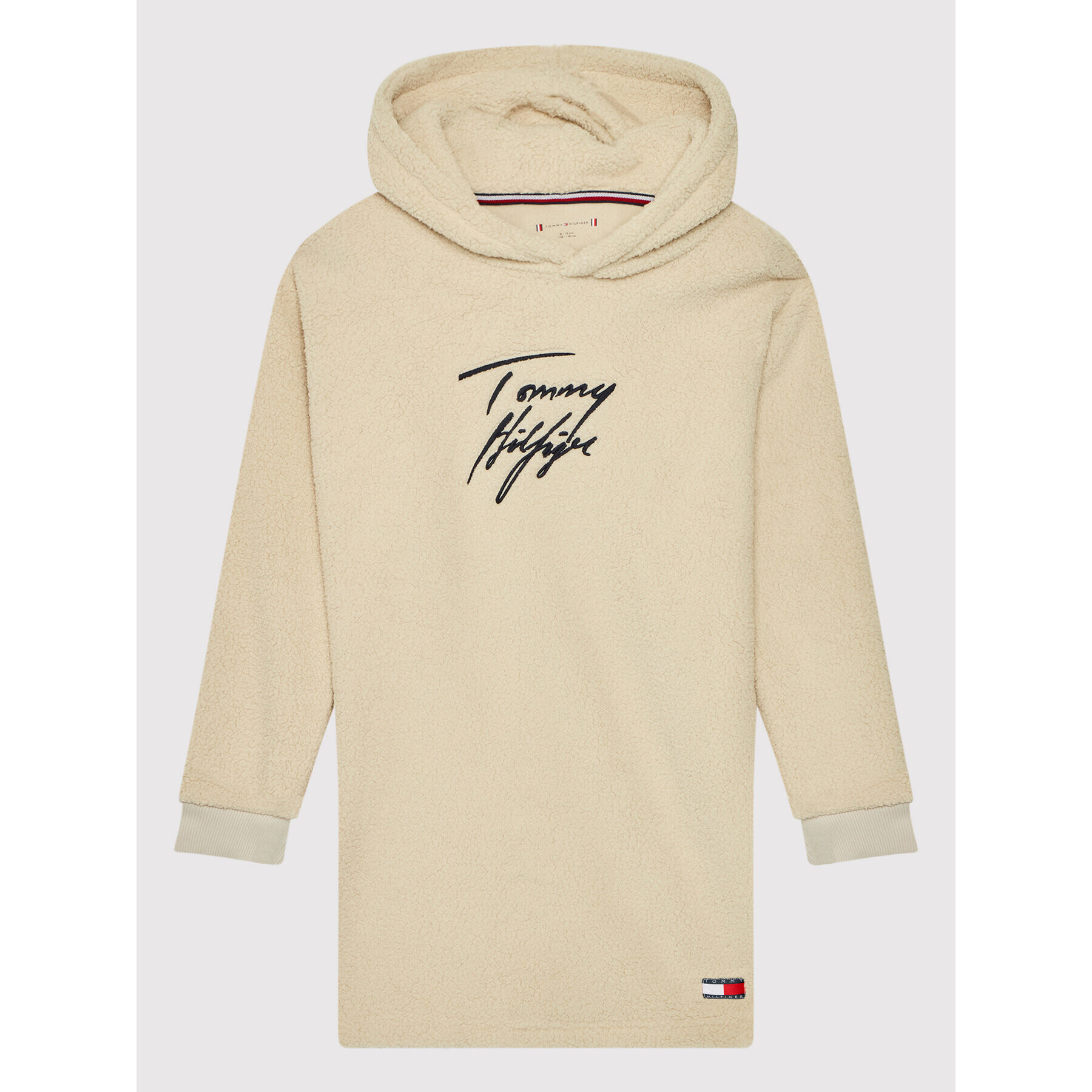 Tommy Hilfiger Každodenní šaty UG0UG00514 Béžová Regular Fit - Pepit.cz