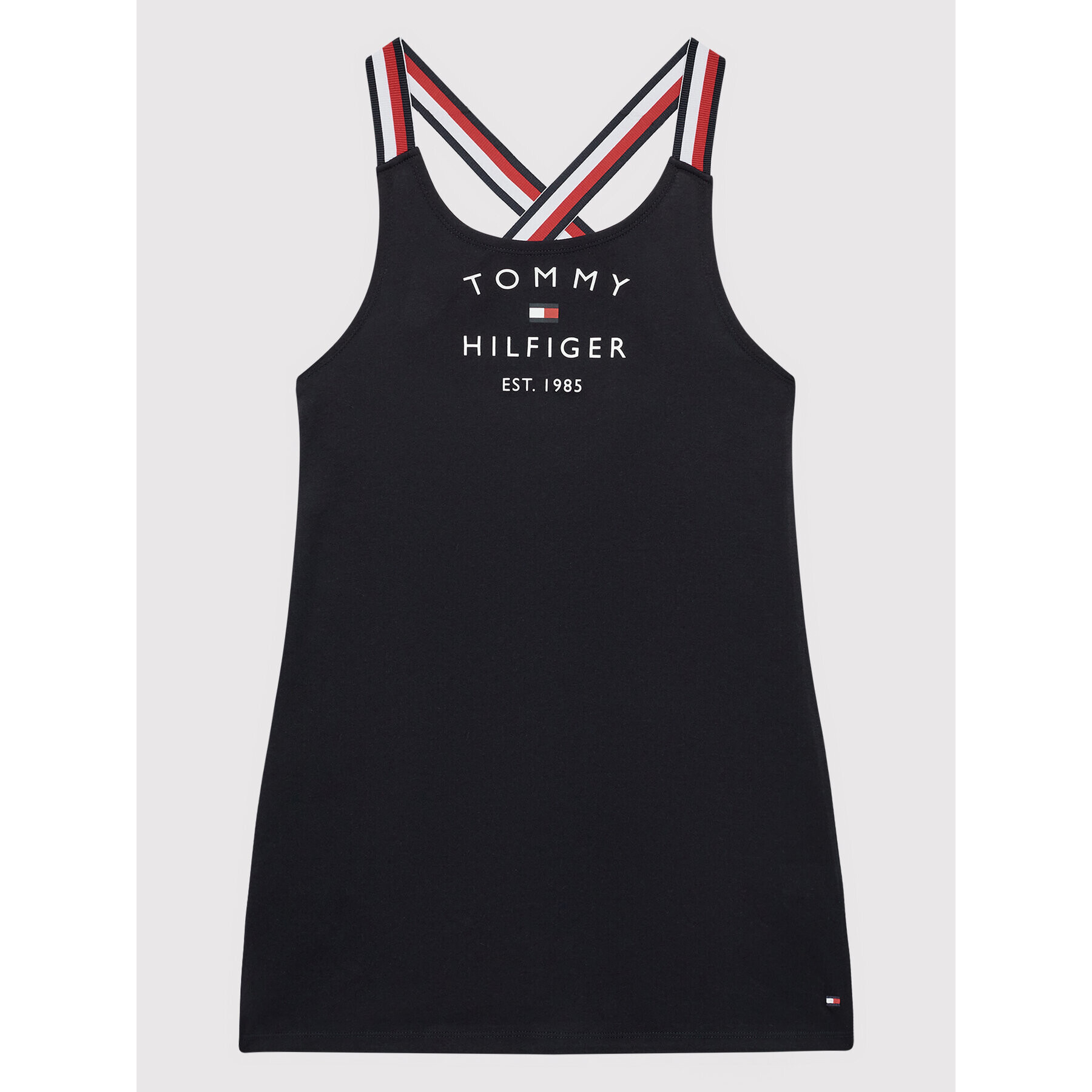 Tommy Hilfiger Každodenní šaty UG0UG00542 Tmavomodrá A-Line Fit - Pepit.cz