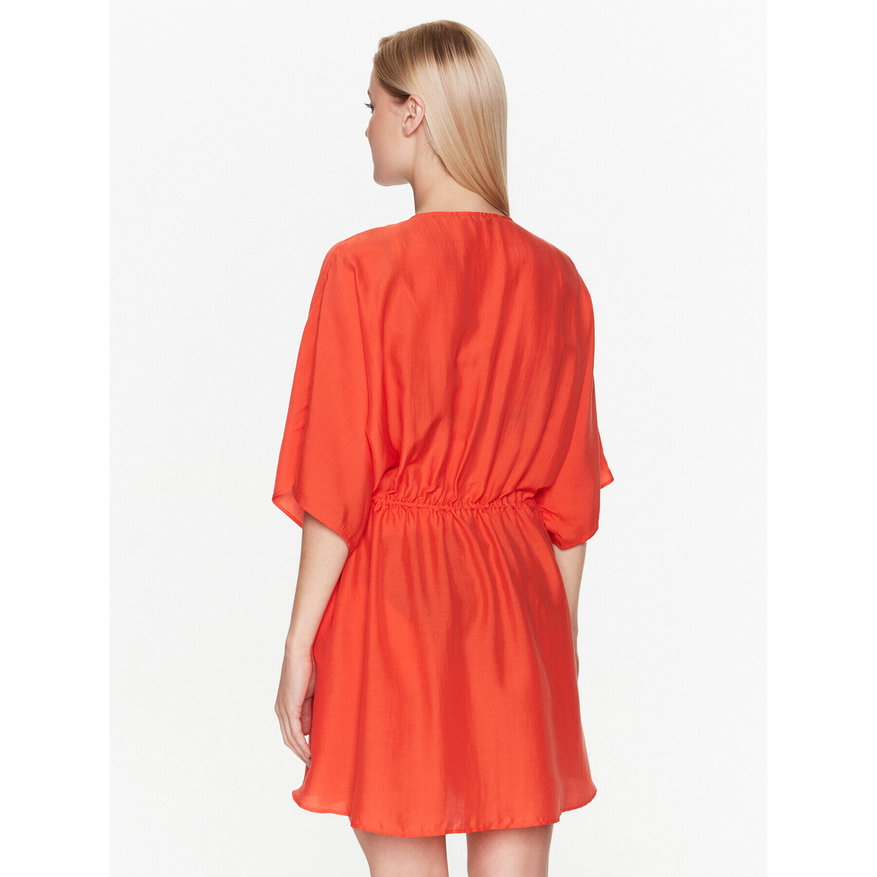 Tommy Hilfiger Kimono Cover Up UW0UW04613 Oranžová Regular Fit - Pepit.cz