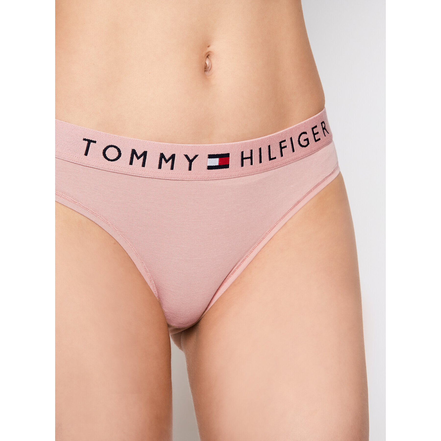 Tommy Hilfiger Klasické kalhotky Bikini UW0UW01566 Růžová - Pepit.cz