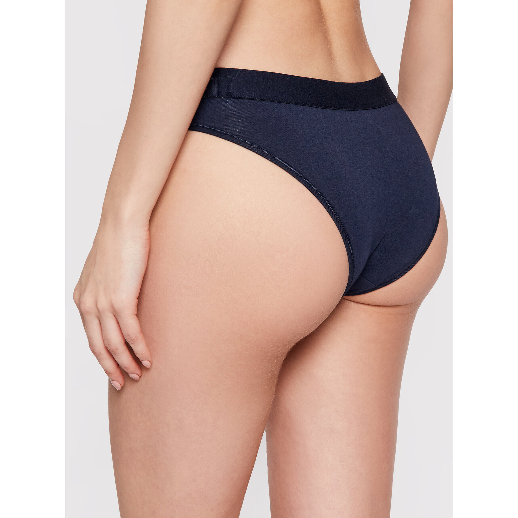 Tommy Hilfiger Klasické kalhotky Bikini UW0UW01566 Tmavomodrá - Pepit.cz