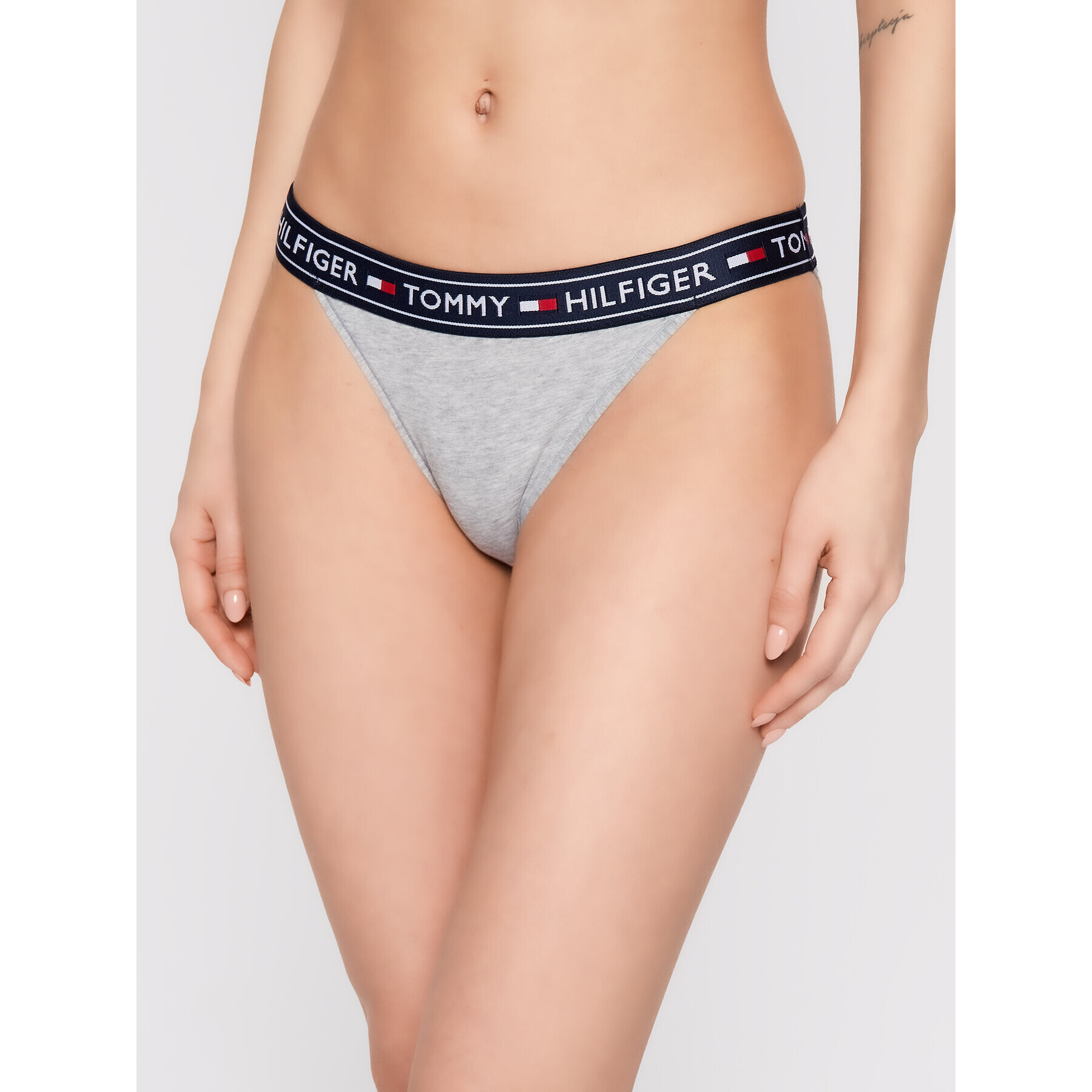 Tommy Hilfiger Klasické kalhotky UW0UW00726 Šedá - Pepit.cz