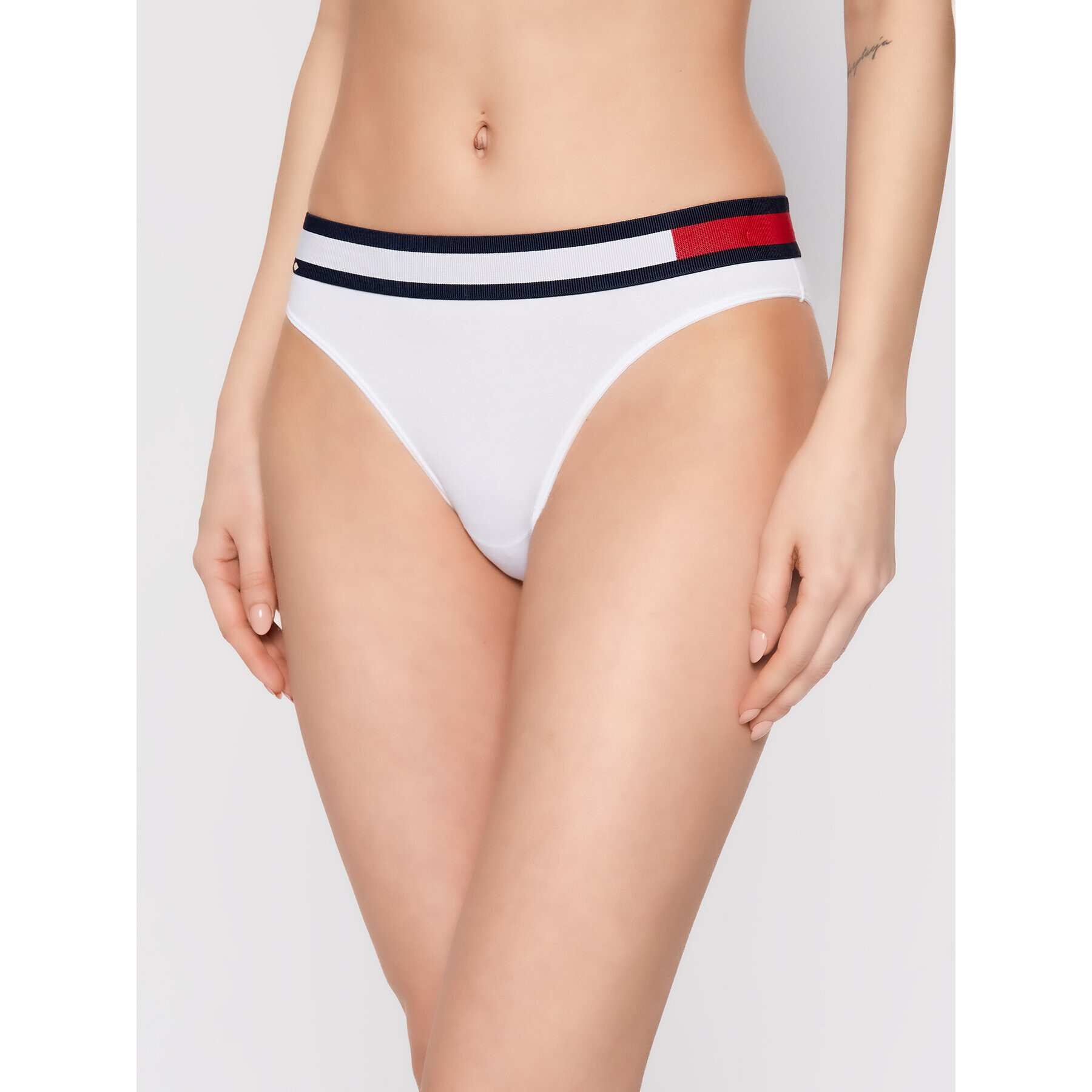 Tommy Hilfiger Klasické kalhotky UW0UW01560 Bílá - Pepit.cz