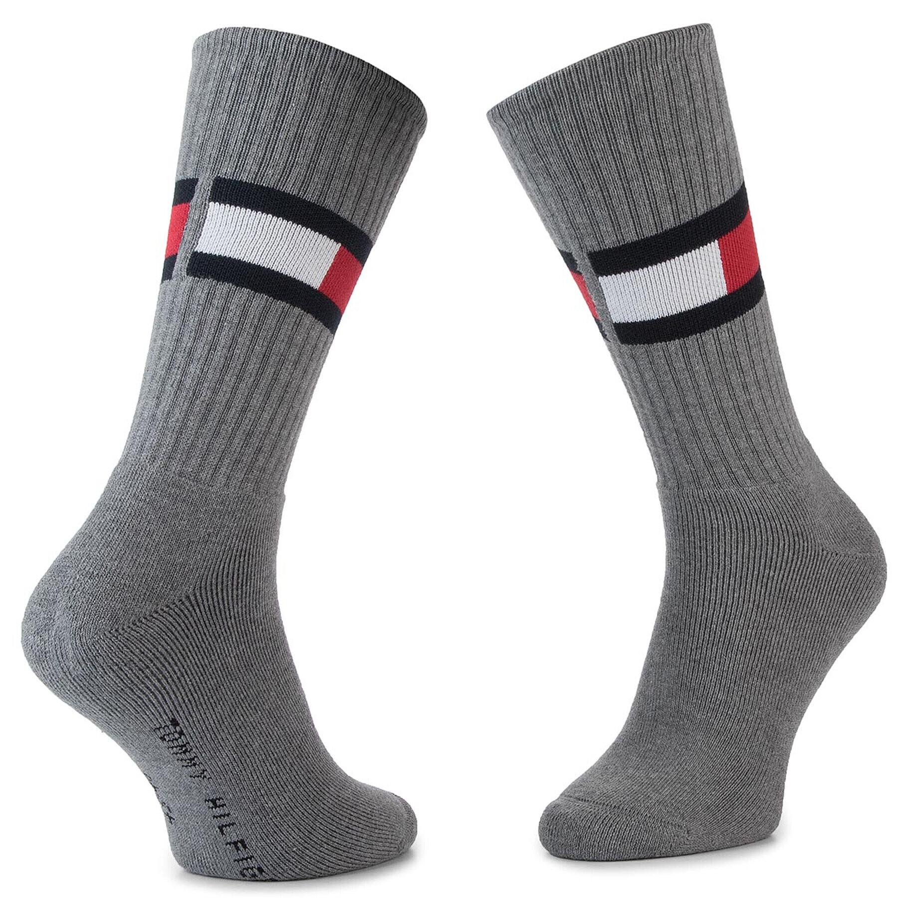 Tommy Hilfiger Klasické ponožky Unisex 481985001 Šedá - Pepit.cz