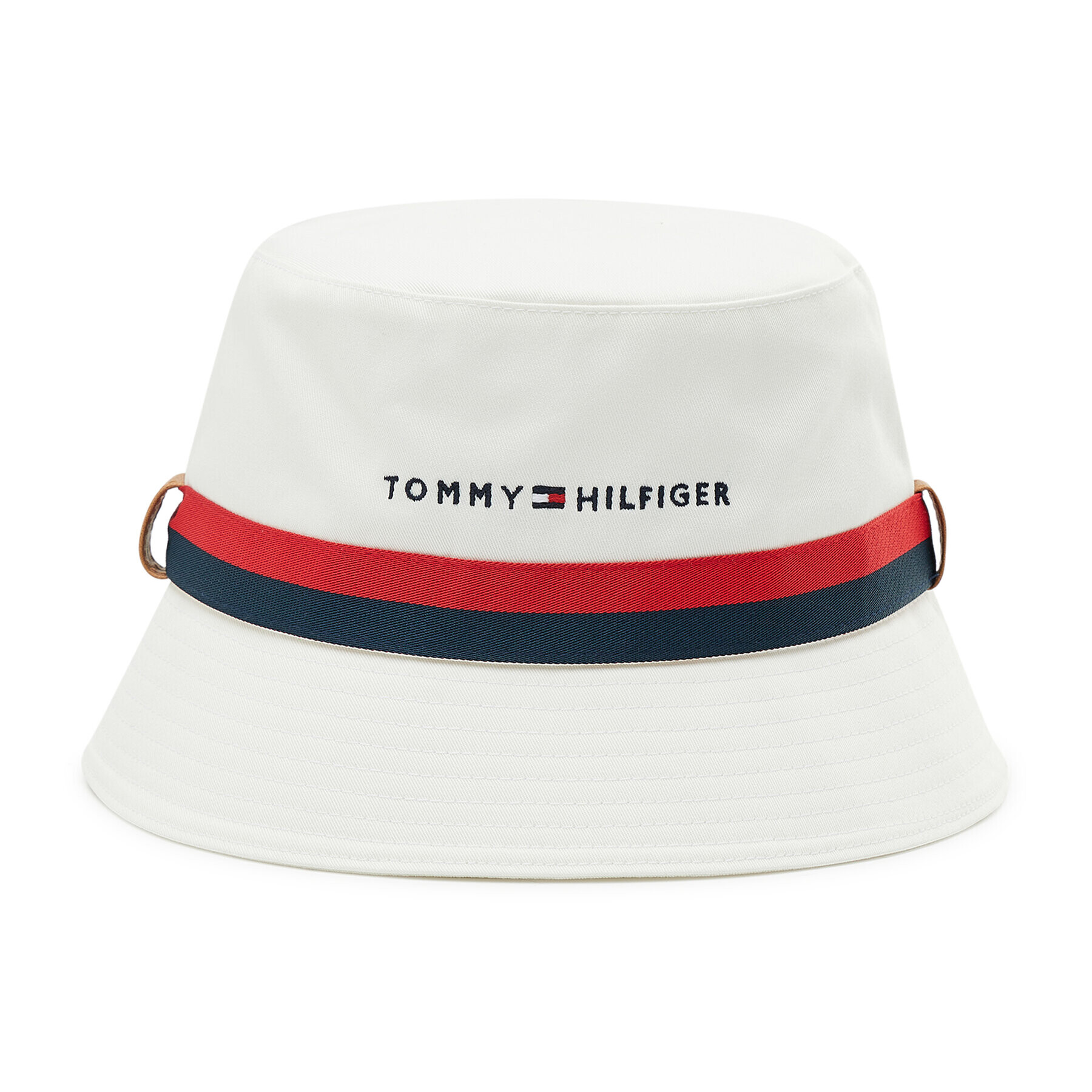 Tommy Hilfiger Klobouk Established Bucket AM0AM08271 Bílá - Pepit.cz