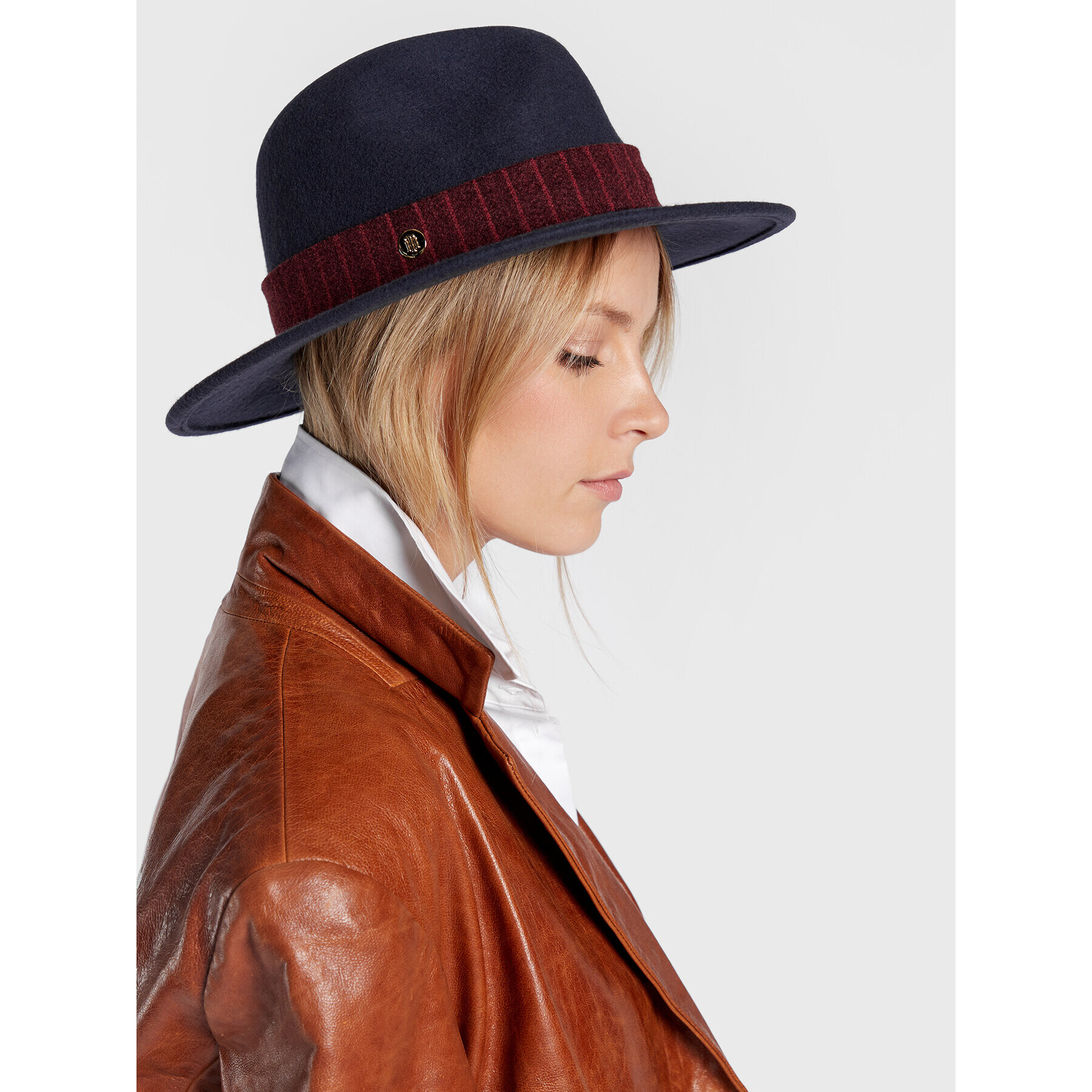 Tommy Hilfiger Klobouk Fedora AW0AW13824 Tmavomodrá - Pepit.cz