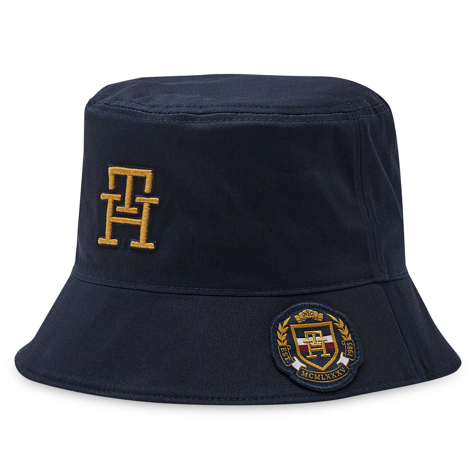 Tommy Hilfiger Klobouk Th New Prep Badge Bucket AM0AM10779 Tmavomodrá - Pepit.cz