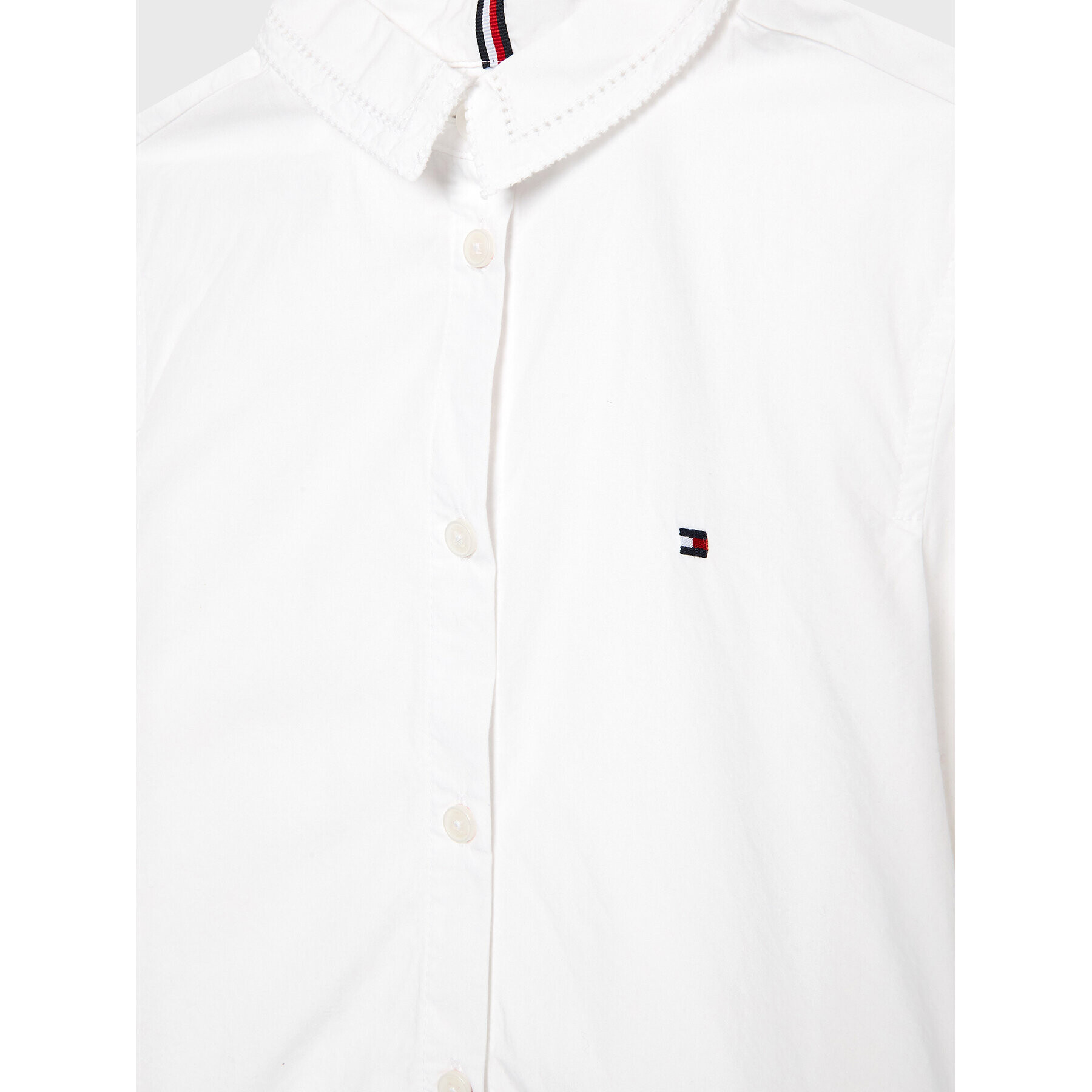 Tommy Hilfiger Košile Ajour KG0KG07030 D Bílá Regular Fit - Pepit.cz