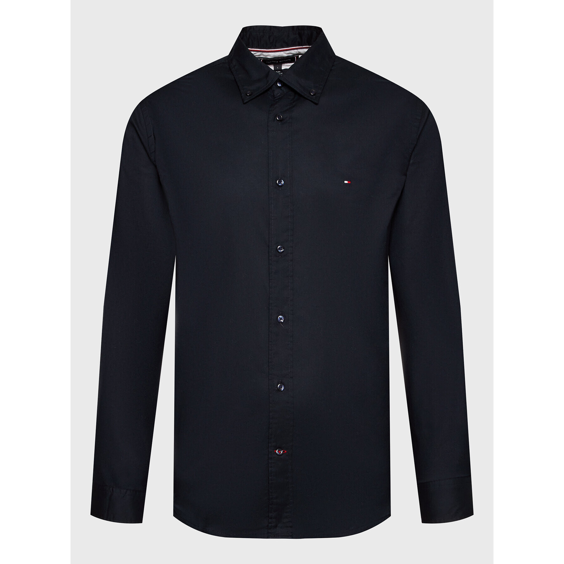 Tommy Hilfiger Košile Core Flex Poplin MW0MW25035 Tmavomodrá Regular Fit - Pepit.cz