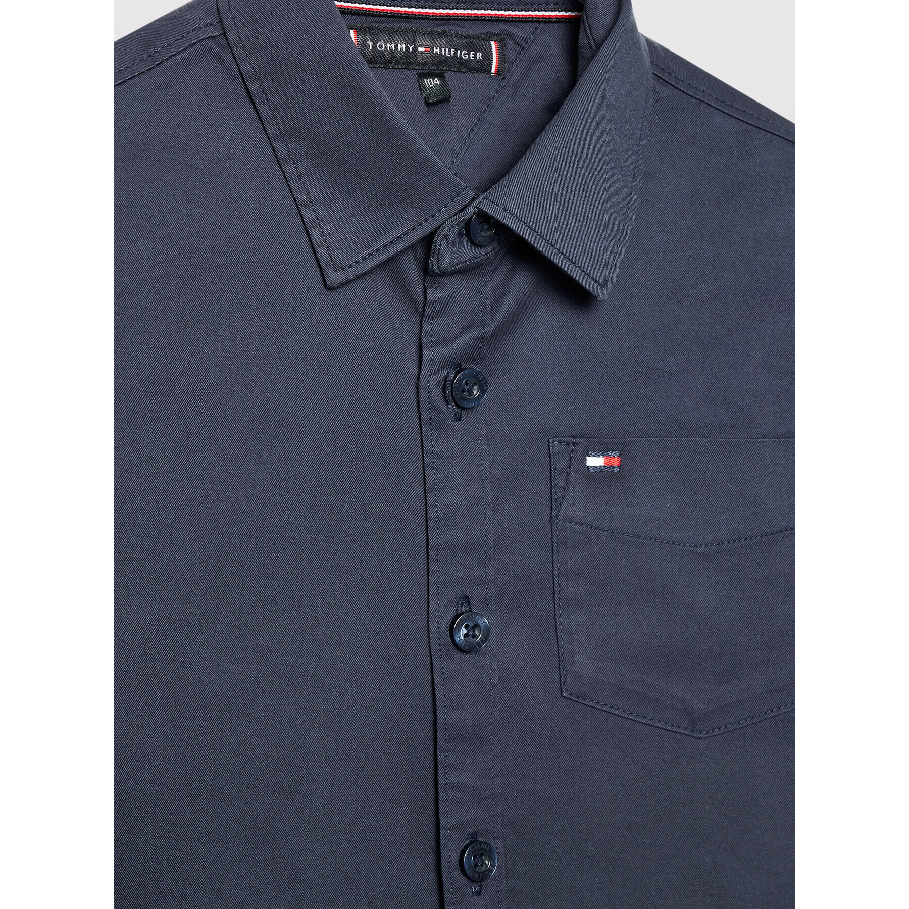 Tommy Hilfiger Košile KB0KB07044 D Tmavomodrá Regular Fit - Pepit.cz