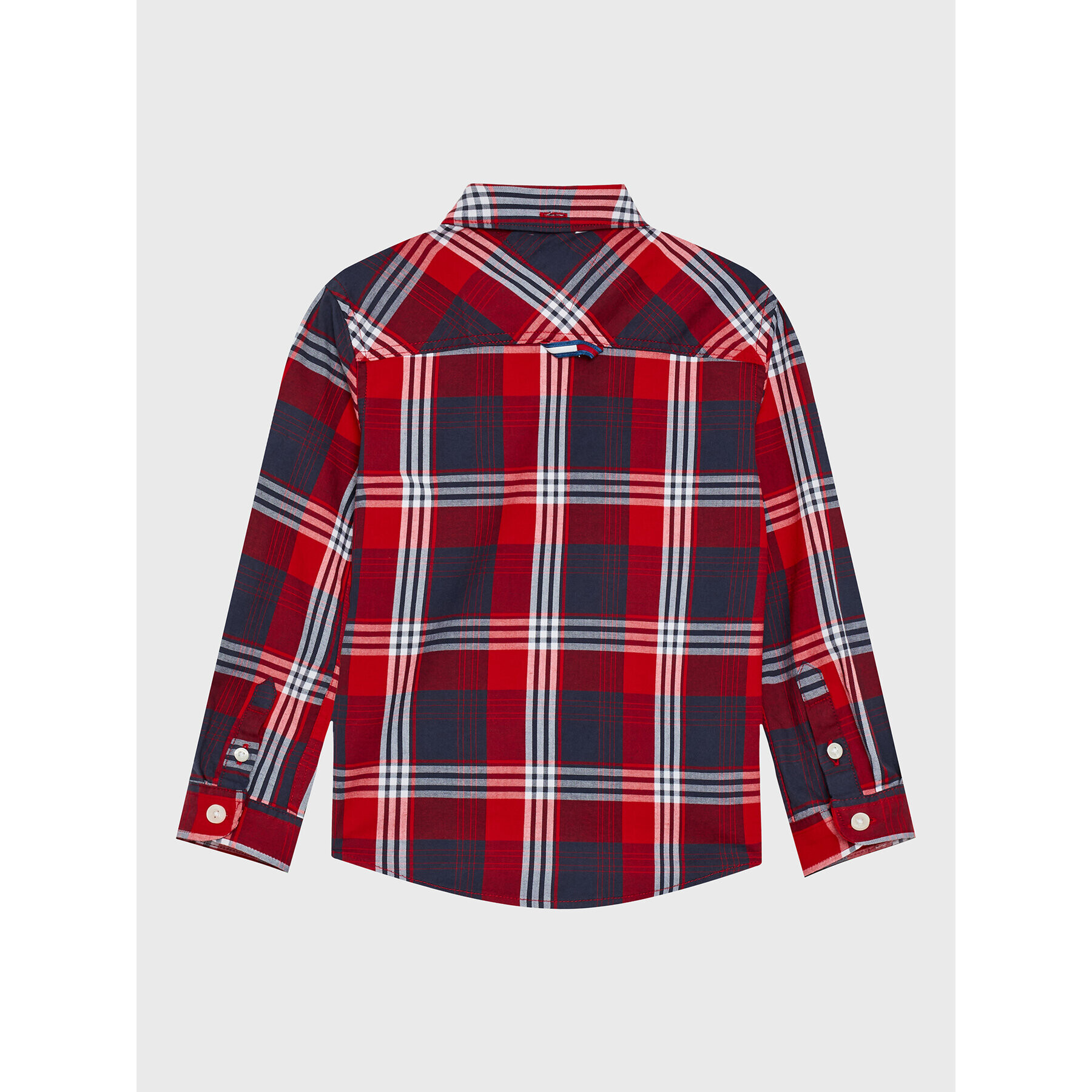 Tommy Hilfiger Košile KB0KB07856 D Červená Regular Fit - Pepit.cz