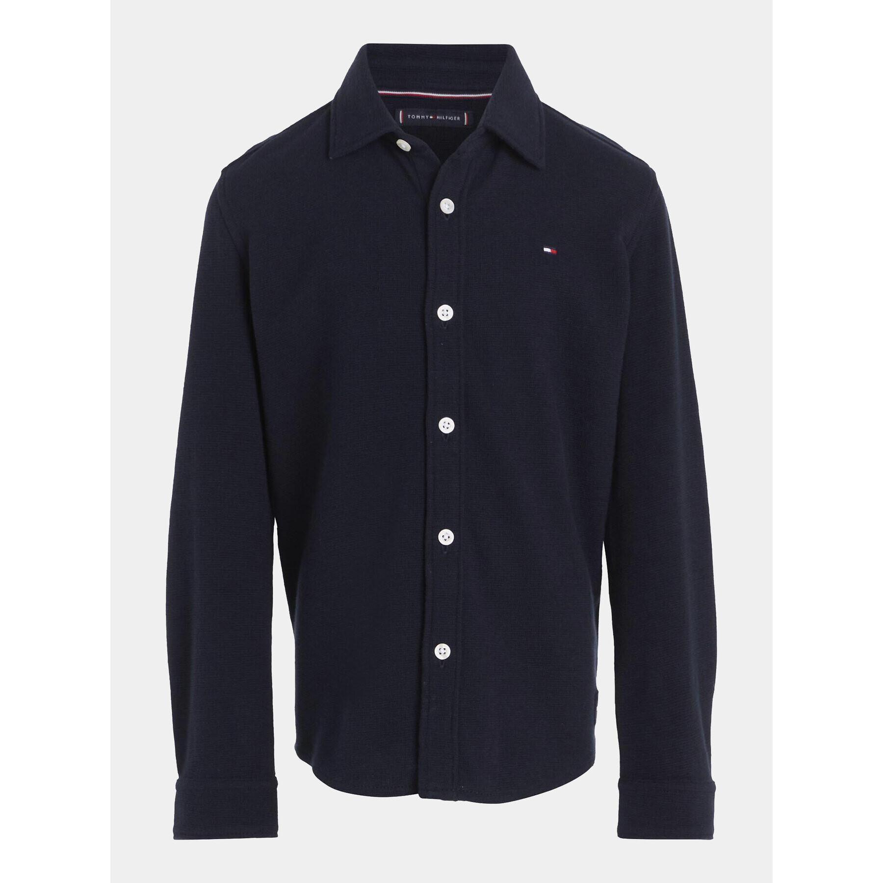 Tommy Hilfiger Košile KB0KB08308 D Tmavomodrá Regular Fit - Pepit.cz