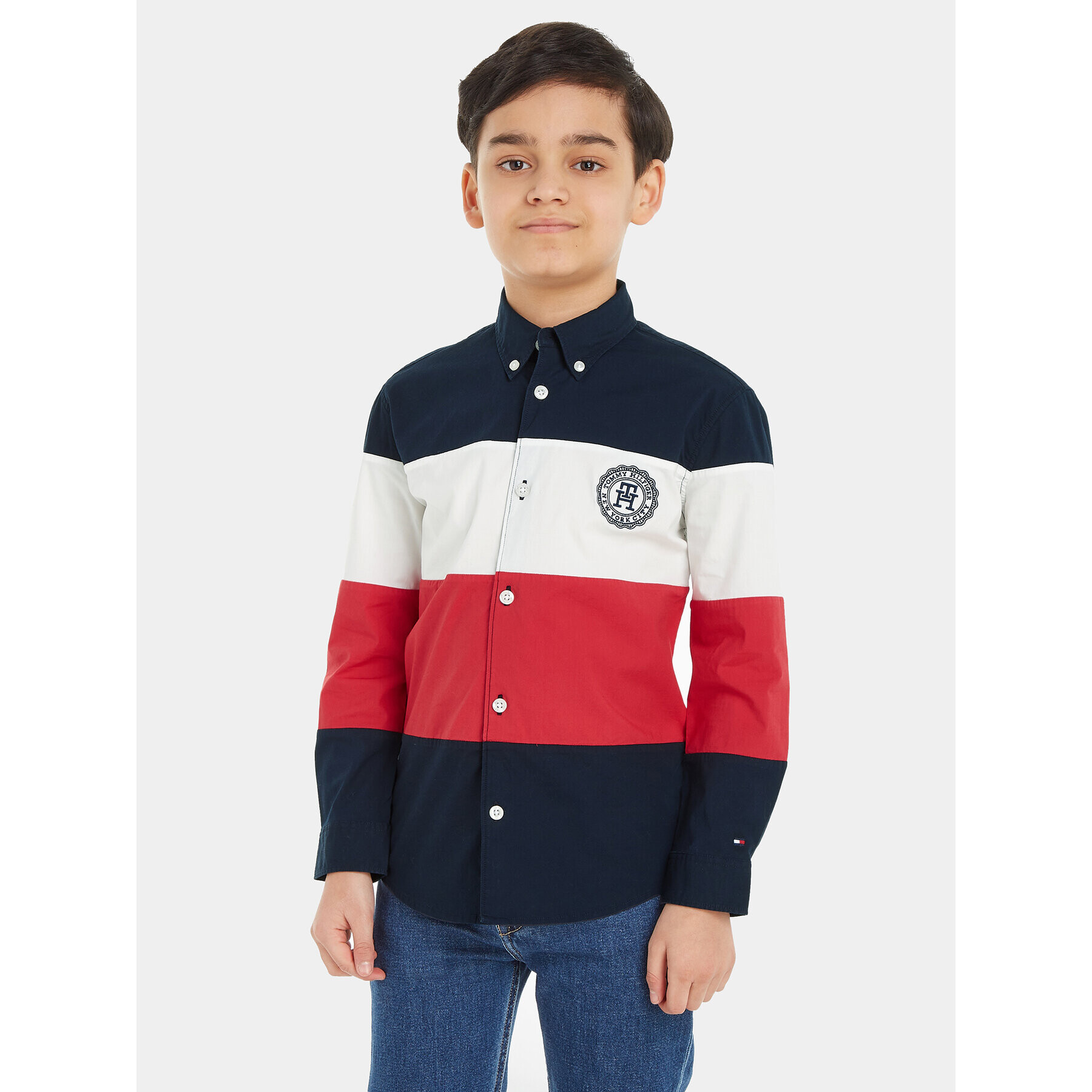 Tommy Hilfiger Košile KB0KB08525 Barevná Regular Fit - Pepit.cz