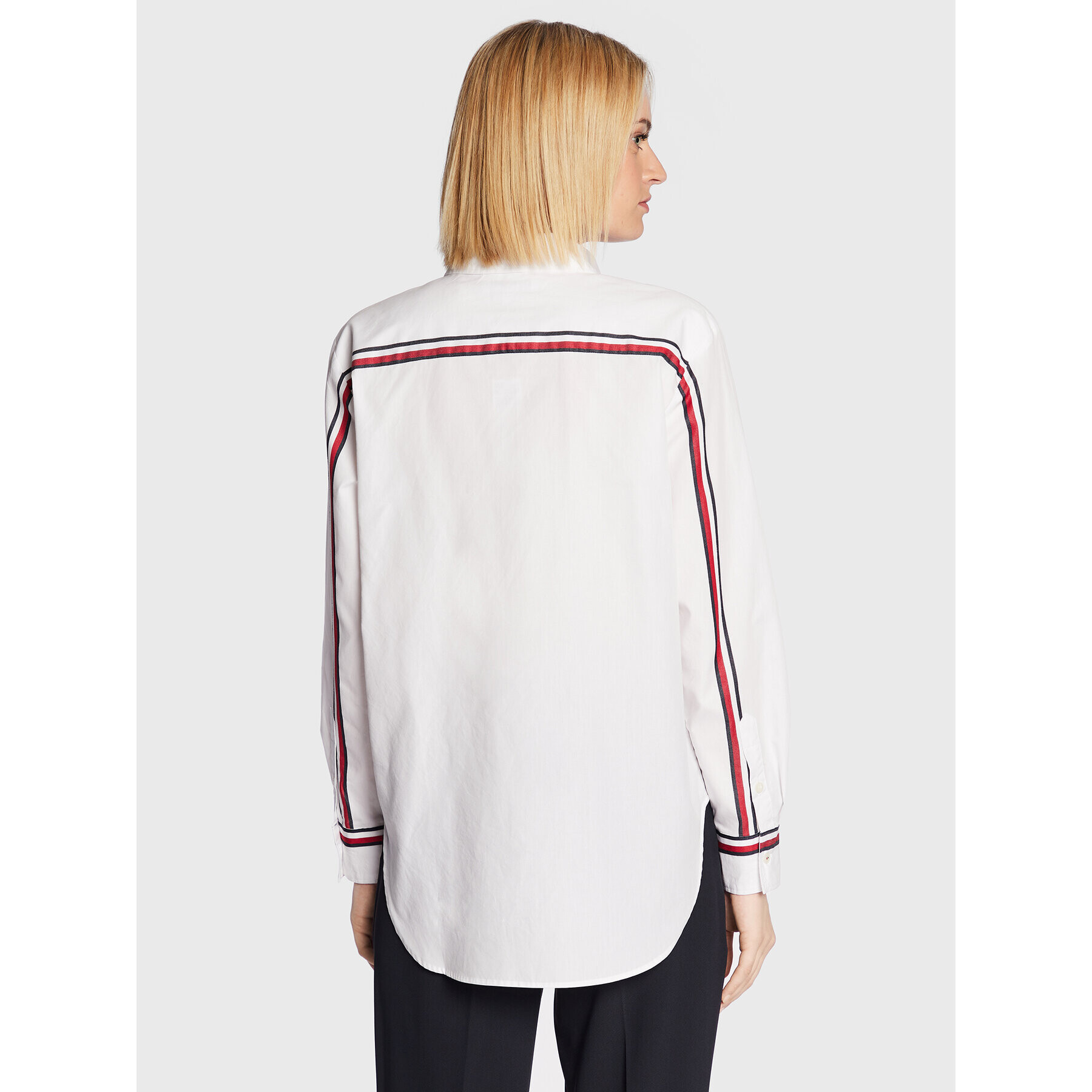 Tommy Hilfiger Košile Monica WW0WW34453 Bílá Relaxed Fit - Pepit.cz