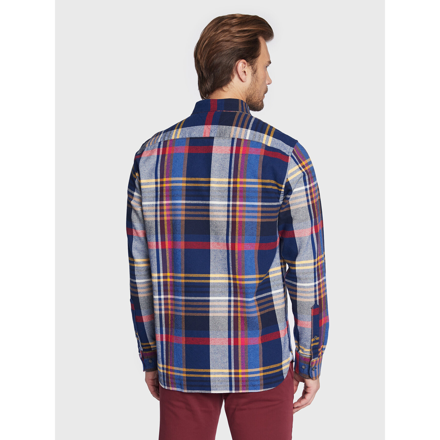 Tommy Hilfiger Košile Multi Check MW0MW28354 Barevná Regular Fit - Pepit.cz