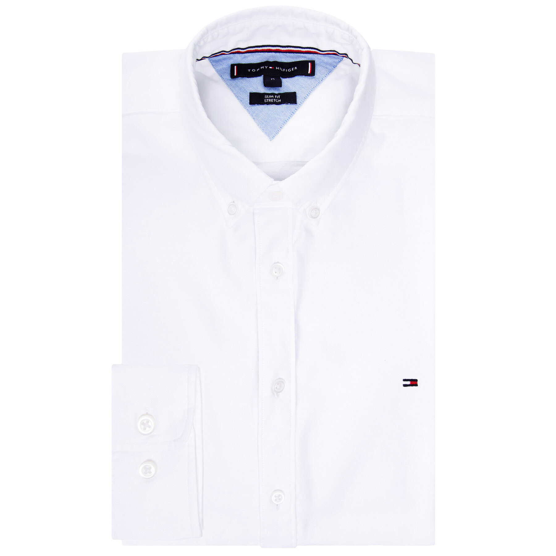 Tommy Hilfiger Košile MW0MW03745 Bílá Slim Fit - Pepit.cz