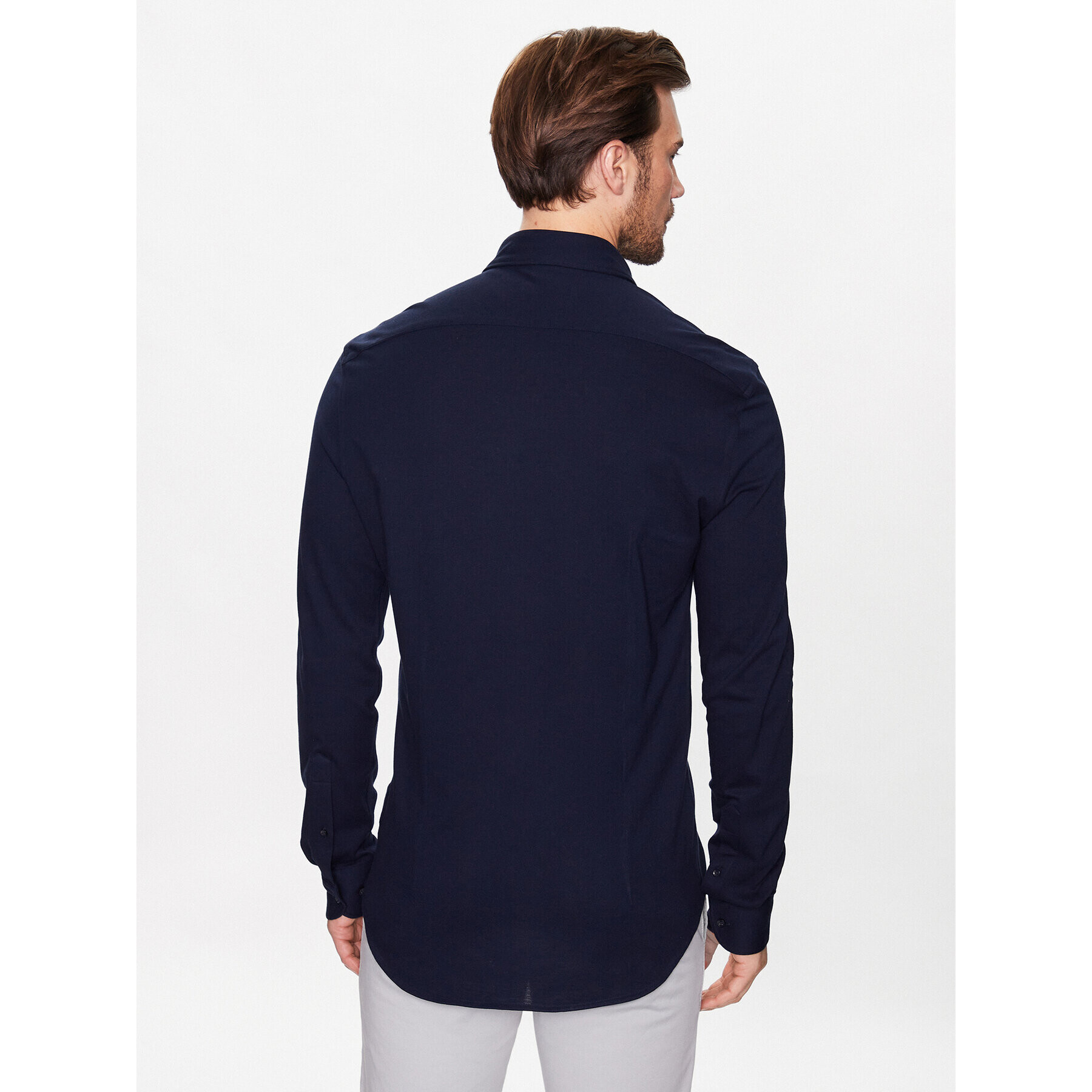 Tommy Hilfiger Košile MW0MW30598 Tmavomodrá Slim Fit - Pepit.cz