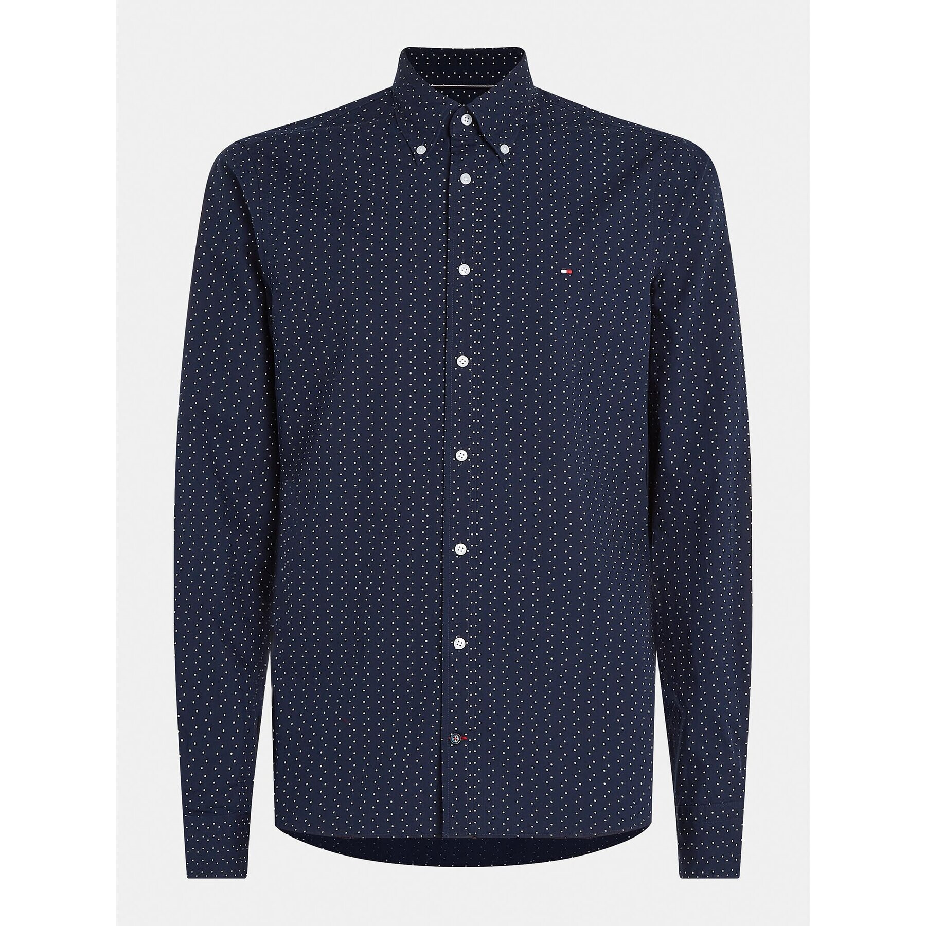 Tommy Hilfiger Košile MW0MW31855 Tmavomodrá Slim Fit - Pepit.cz