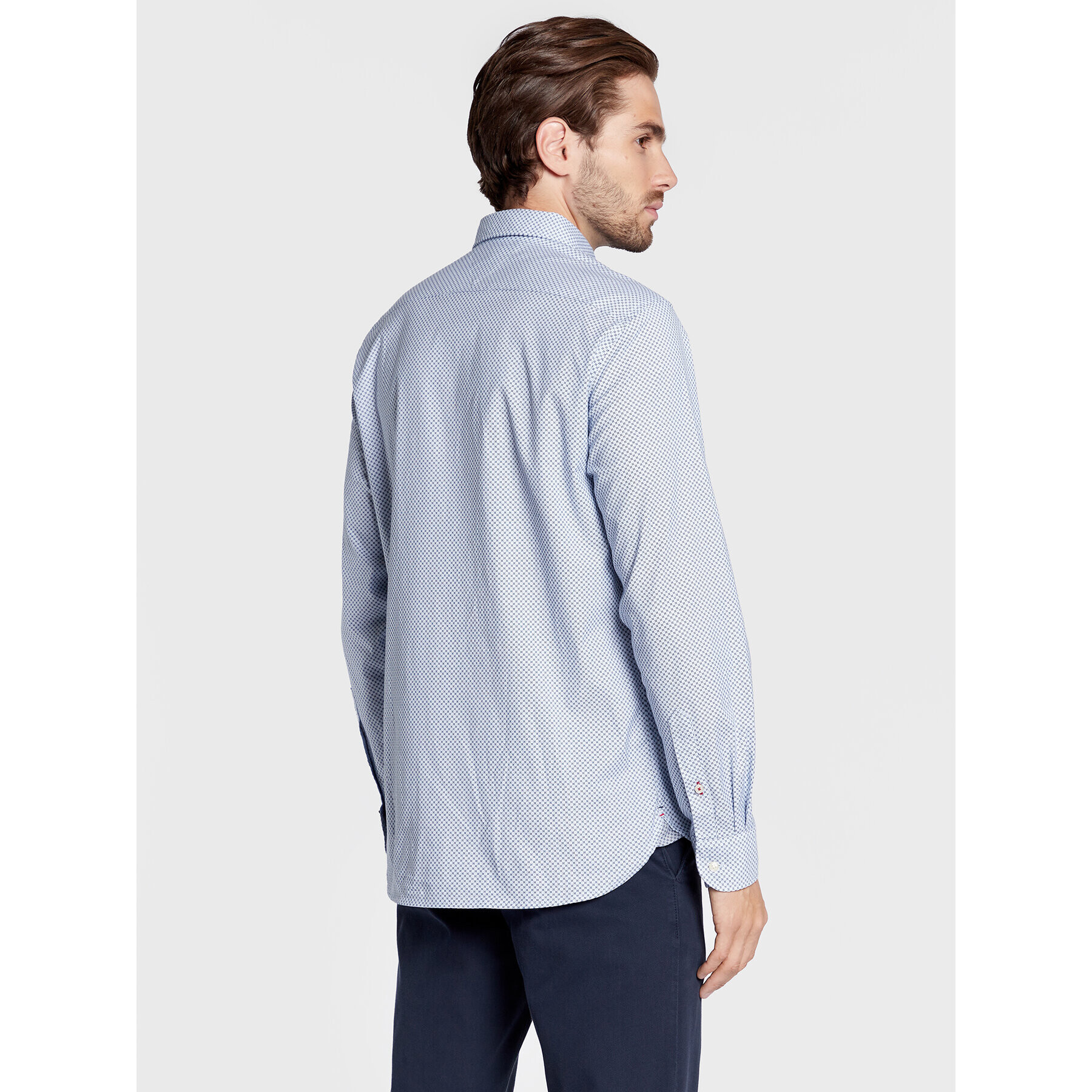 Tommy Hilfiger Košile Natural Soft MW0MW28322 Modrá Slim Fit - Pepit.cz