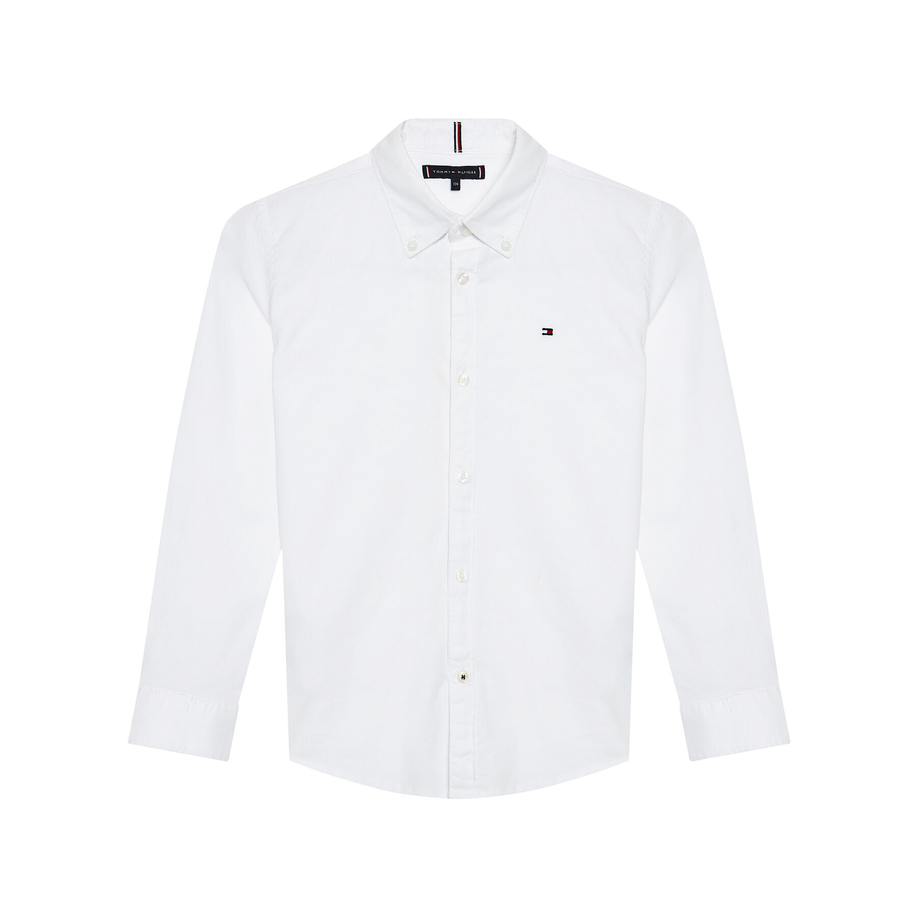 Tommy Hilfiger Košile Oxford KB0KB06964 D Bílá Regular Fit - Pepit.cz