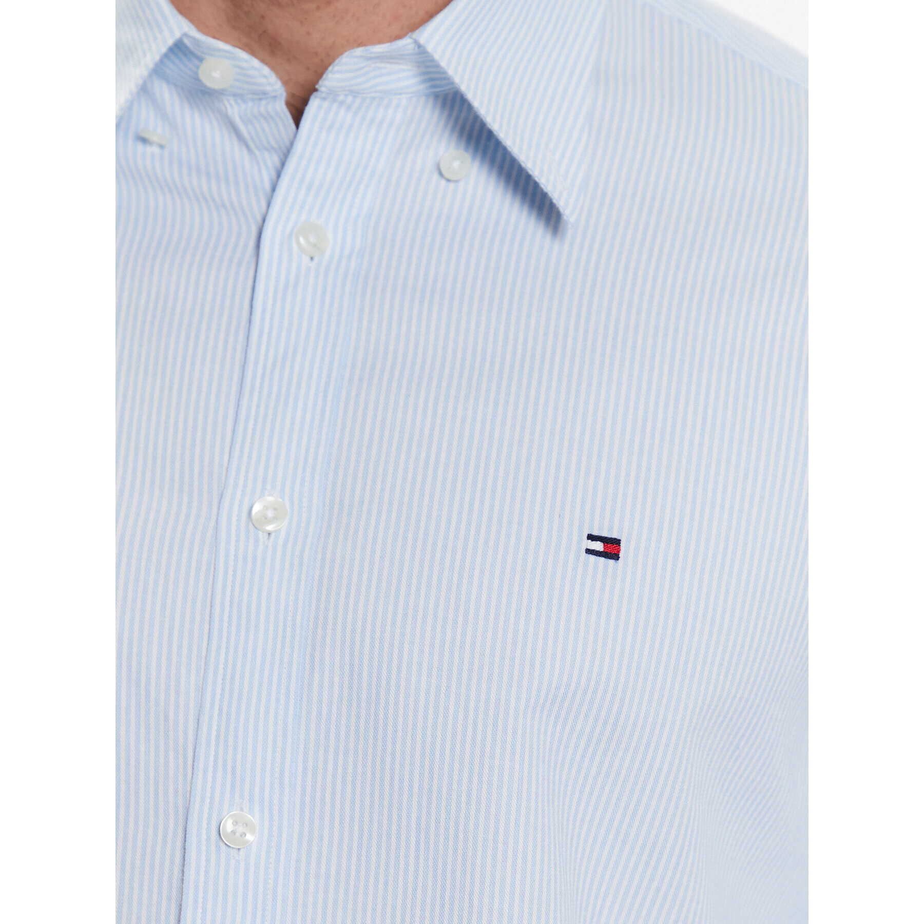 Tommy Hilfiger Košile Oxford MW0MW30633 Modrá Slim Fit - Pepit.cz