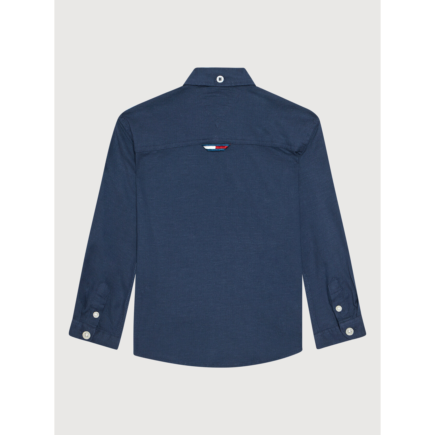 Tommy Hilfiger Košile Solid Stretch Oxford KB0KB06333 M Tmavomodrá Regular Fit - Pepit.cz