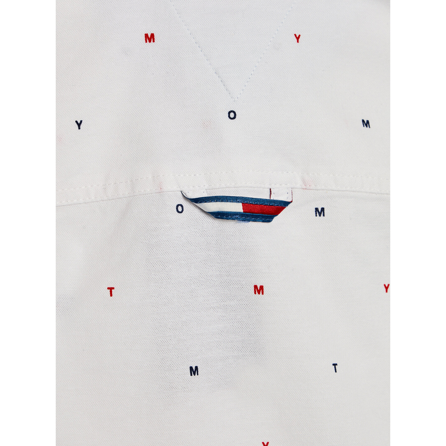 Tommy Hilfiger Košile Stretch Oxford KB0KB07042 D Bílá Regular Fit - Pepit.cz