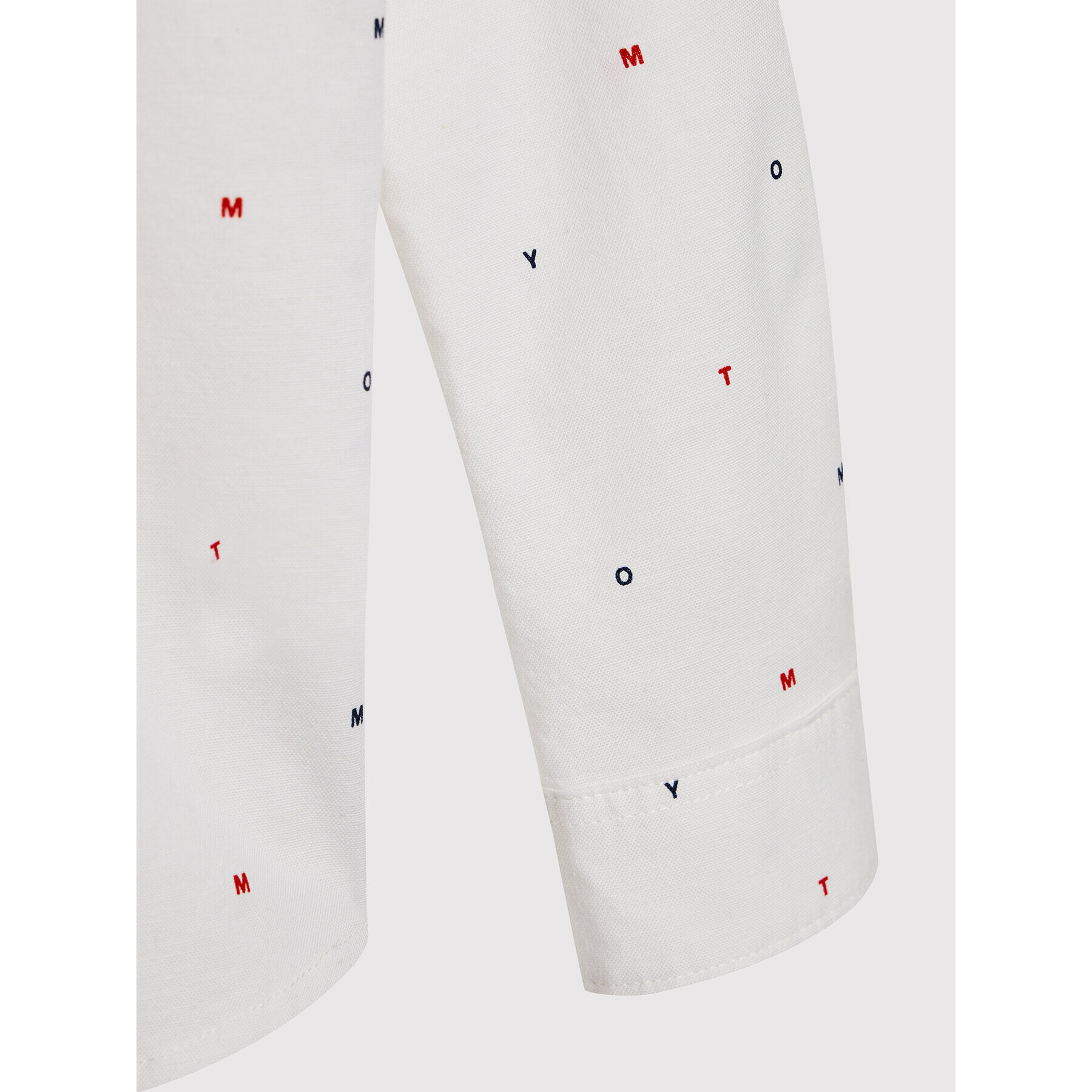 Tommy Hilfiger Košile Stretch Oxford KB0KB07042 D Bílá Regular Fit - Pepit.cz