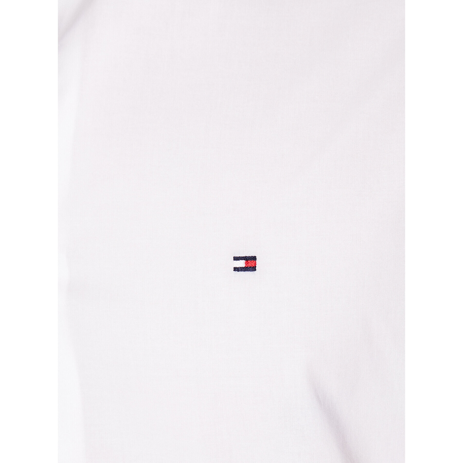 Tommy Hilfiger Košile Stretch Solid MW0MW30629 Bílá Regular Fit - Pepit.cz