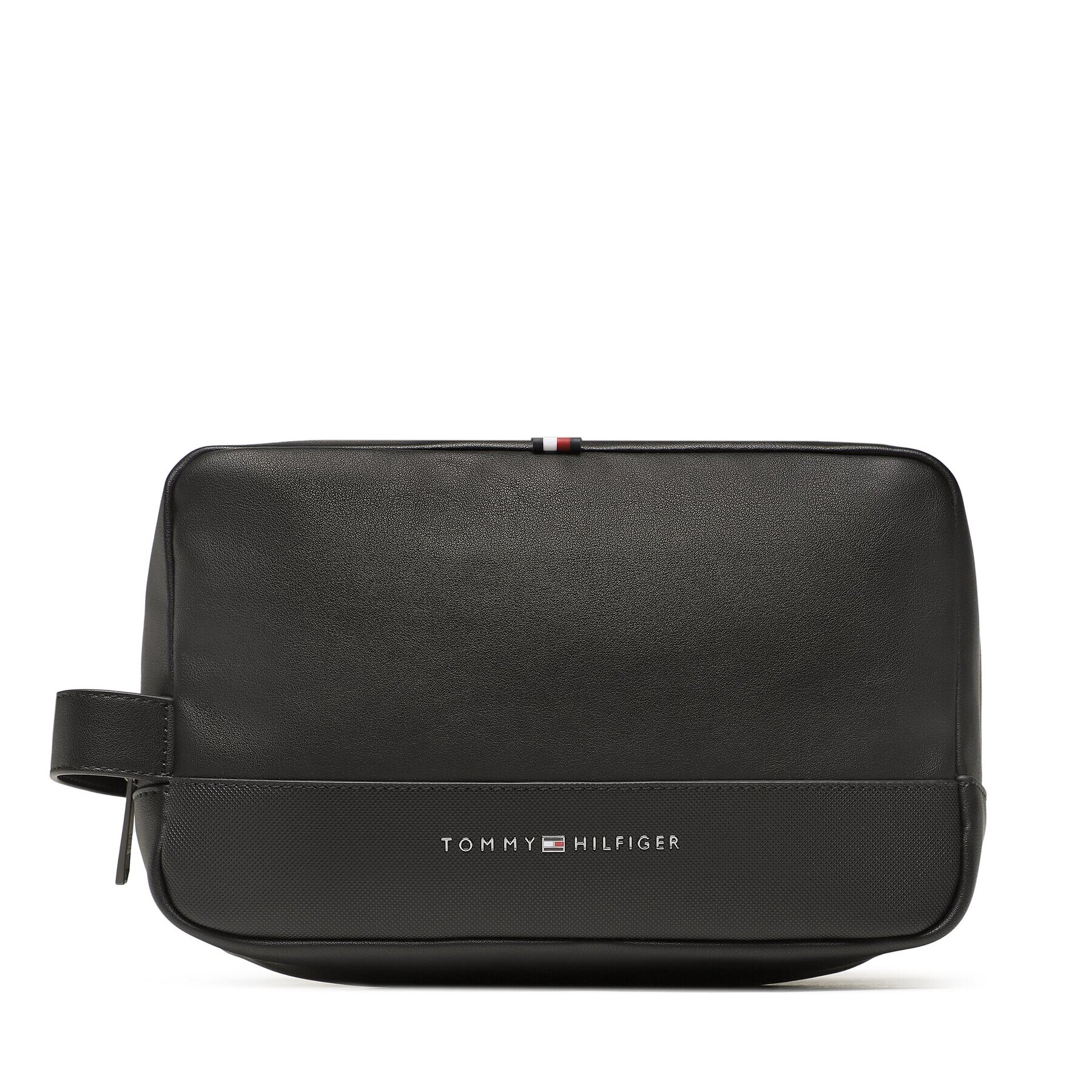 Tommy Hilfiger Kosmetický kufřík Th Essential Pu Washbag AM0AM10921 Černá - Pepit.cz