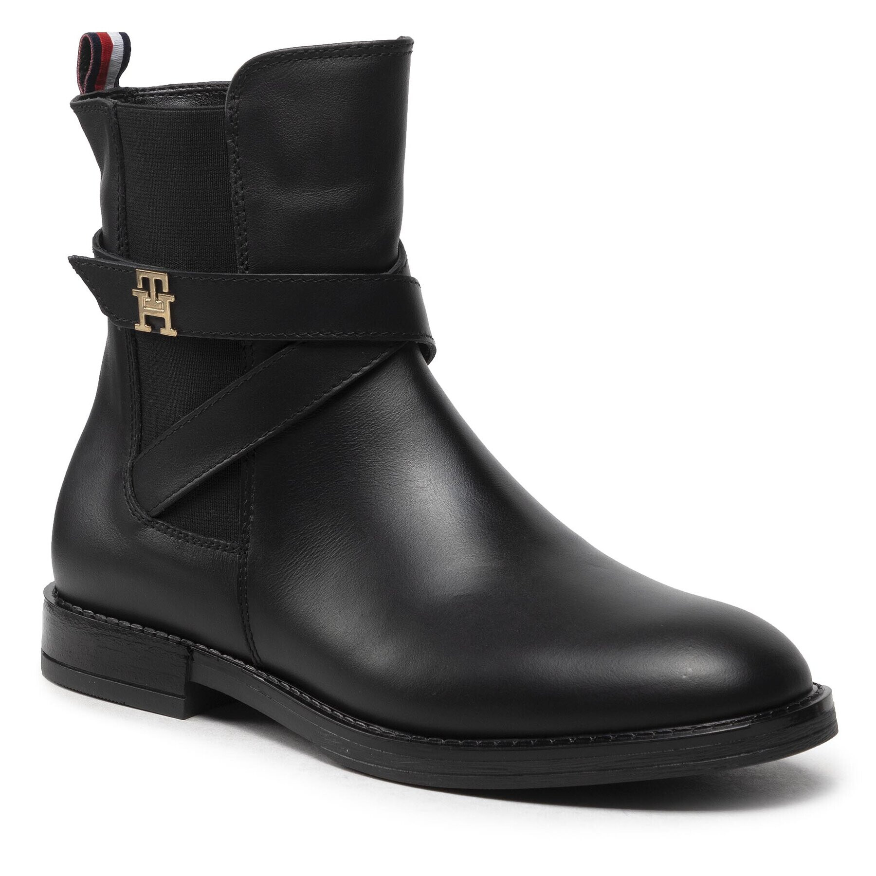 Tommy Hilfiger Kotníková obuv Chelsea Boot T4A5-32421-0036 Černá - Pepit.cz