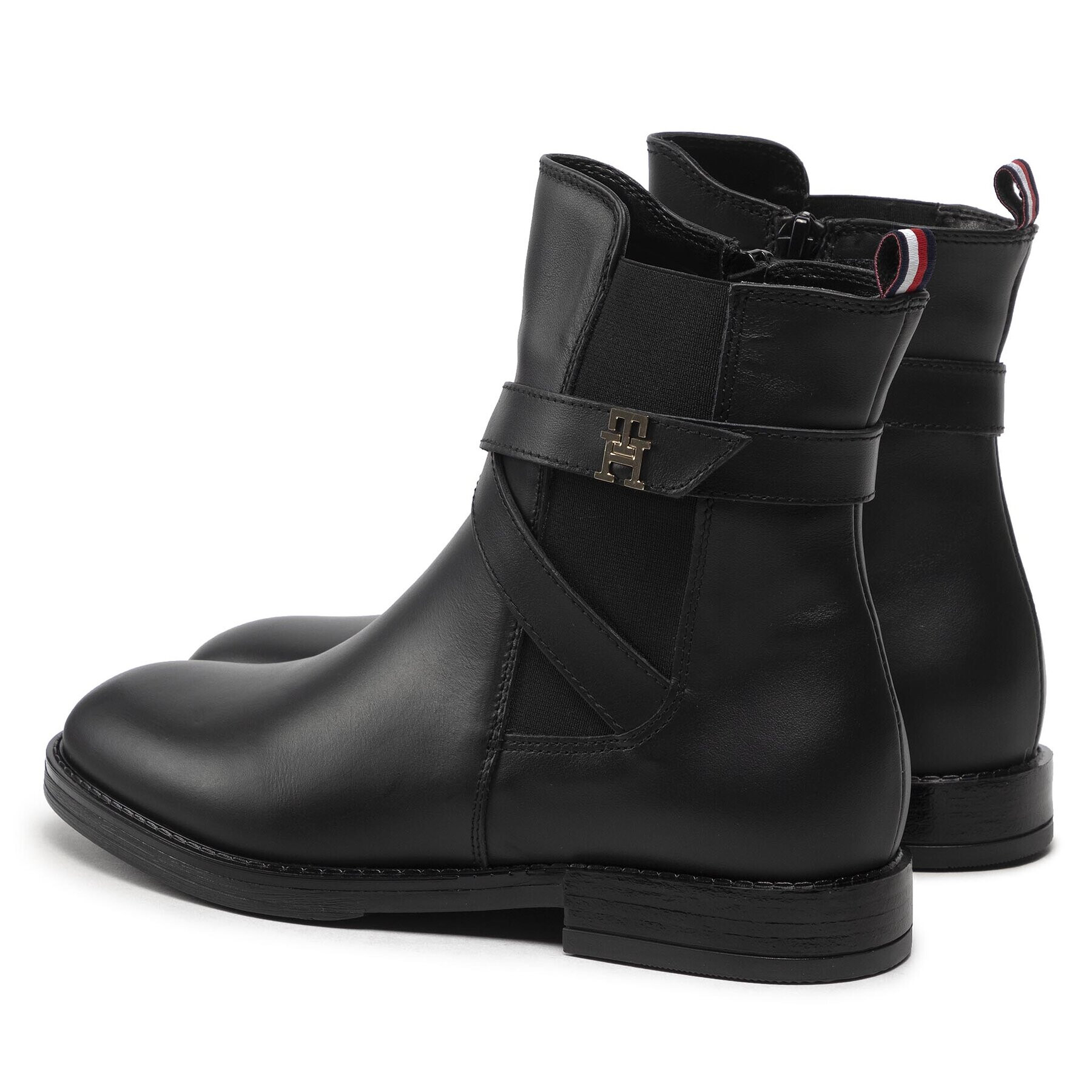 Tommy Hilfiger Kotníková obuv Chelsea Boot T4A5-32421-0036 Černá - Pepit.cz