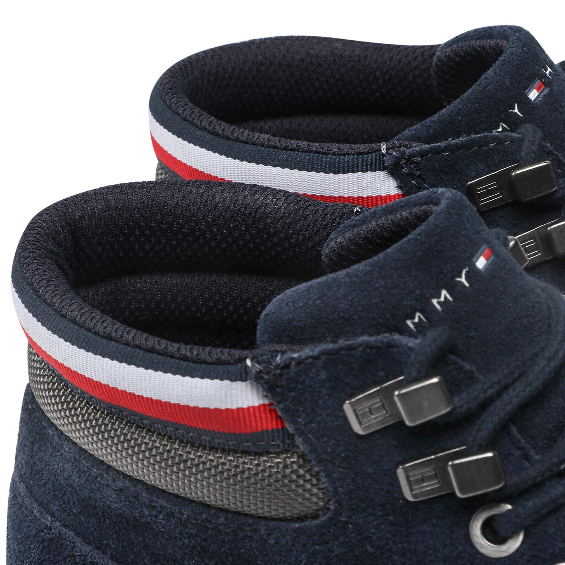 Tommy Hilfiger Kotníková obuv Outdoor Hilfiger Suede Boot Tmavomodrá - Pepit.cz