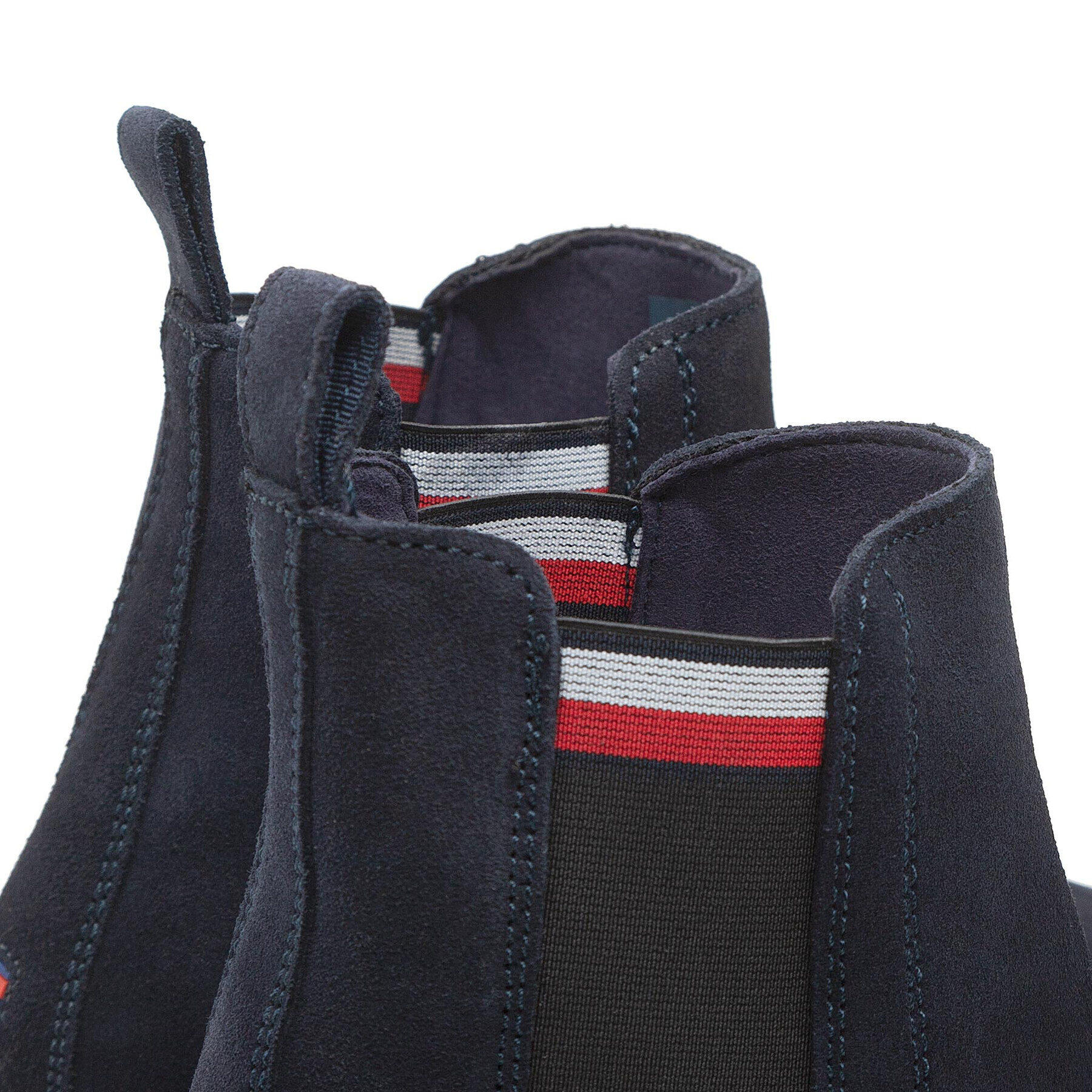 Tommy Hilfiger Kotníková obuv s elastickým prvkem Rwb Hilfiger Suede Chelsea FM0FM04202 Tmavomodrá - Pepit.cz