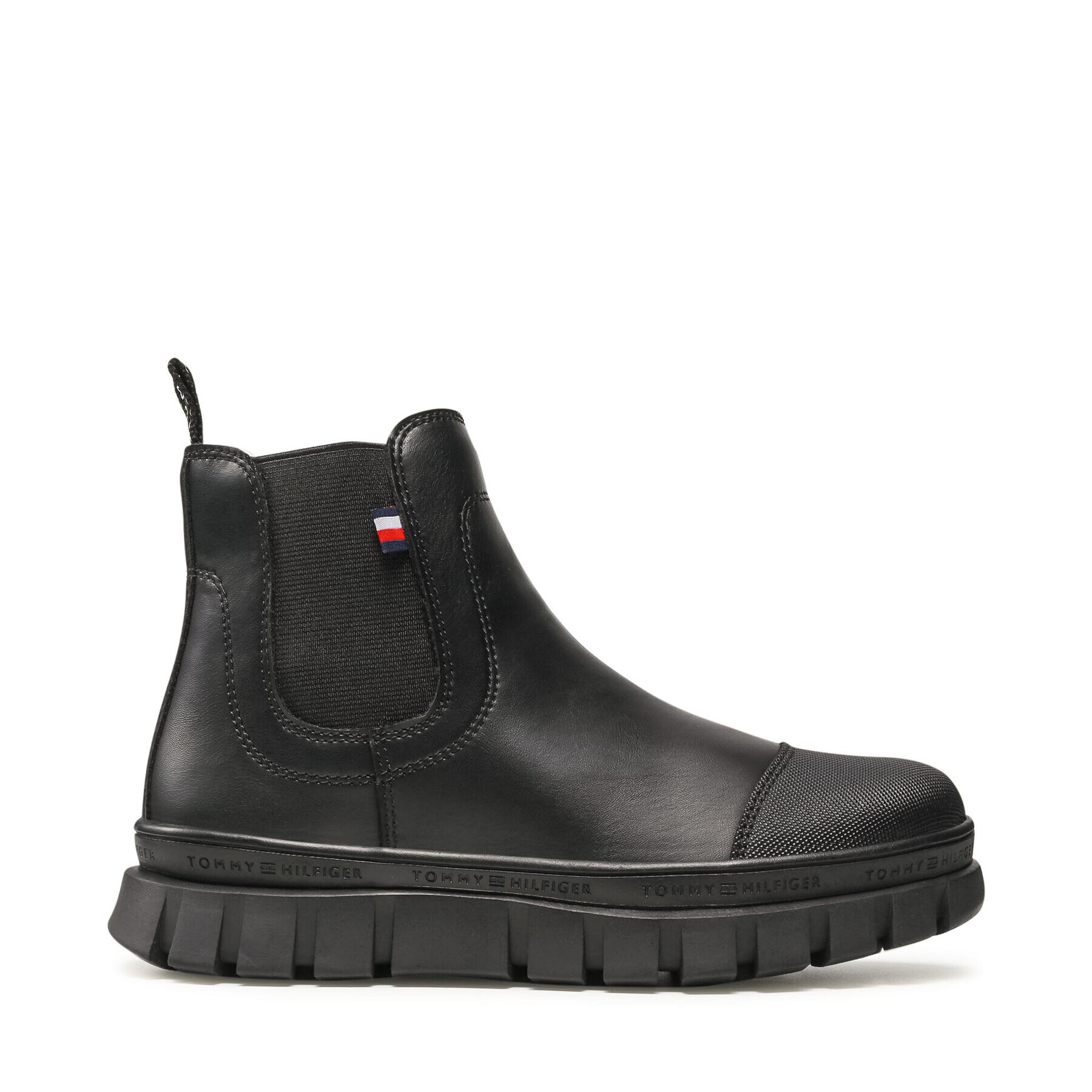 Tommy Hilfiger Kozačky Chelsea Boot T3A5-32025-0289 S Černá - Pepit.cz