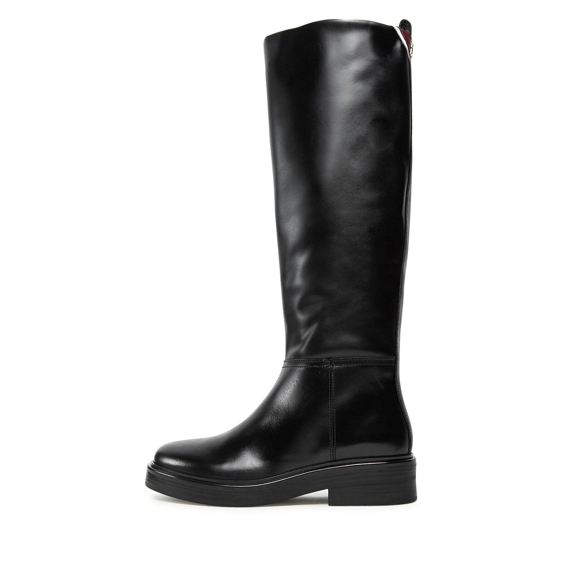 Tommy Hilfiger Kozačky Cool Elevated Longboot FW0FW07488 Černá - Pepit.cz