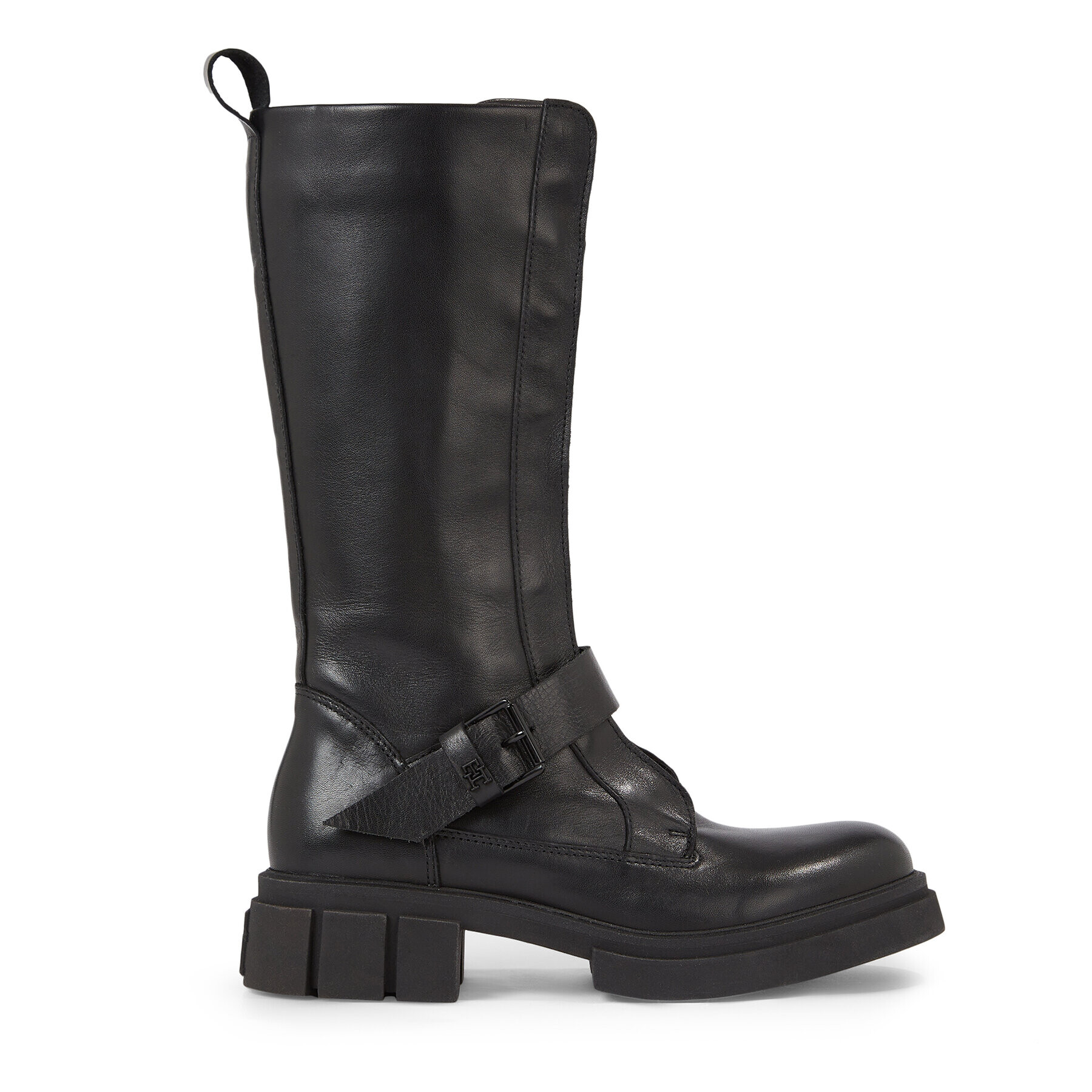 Tommy Hilfiger Kozačky Cool Monochromatic Bikerboot FW0FW07338 Černá - Pepit.cz