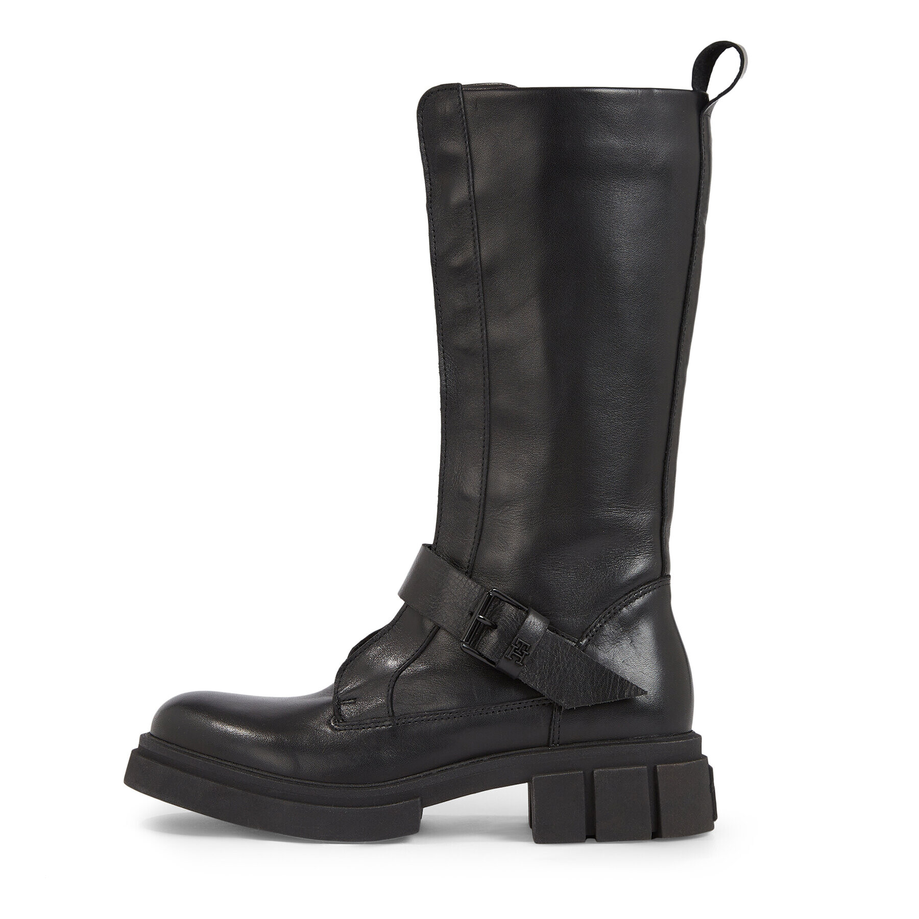 Tommy Hilfiger Kozačky Cool Monochromatic Bikerboot FW0FW07338 Černá - Pepit.cz