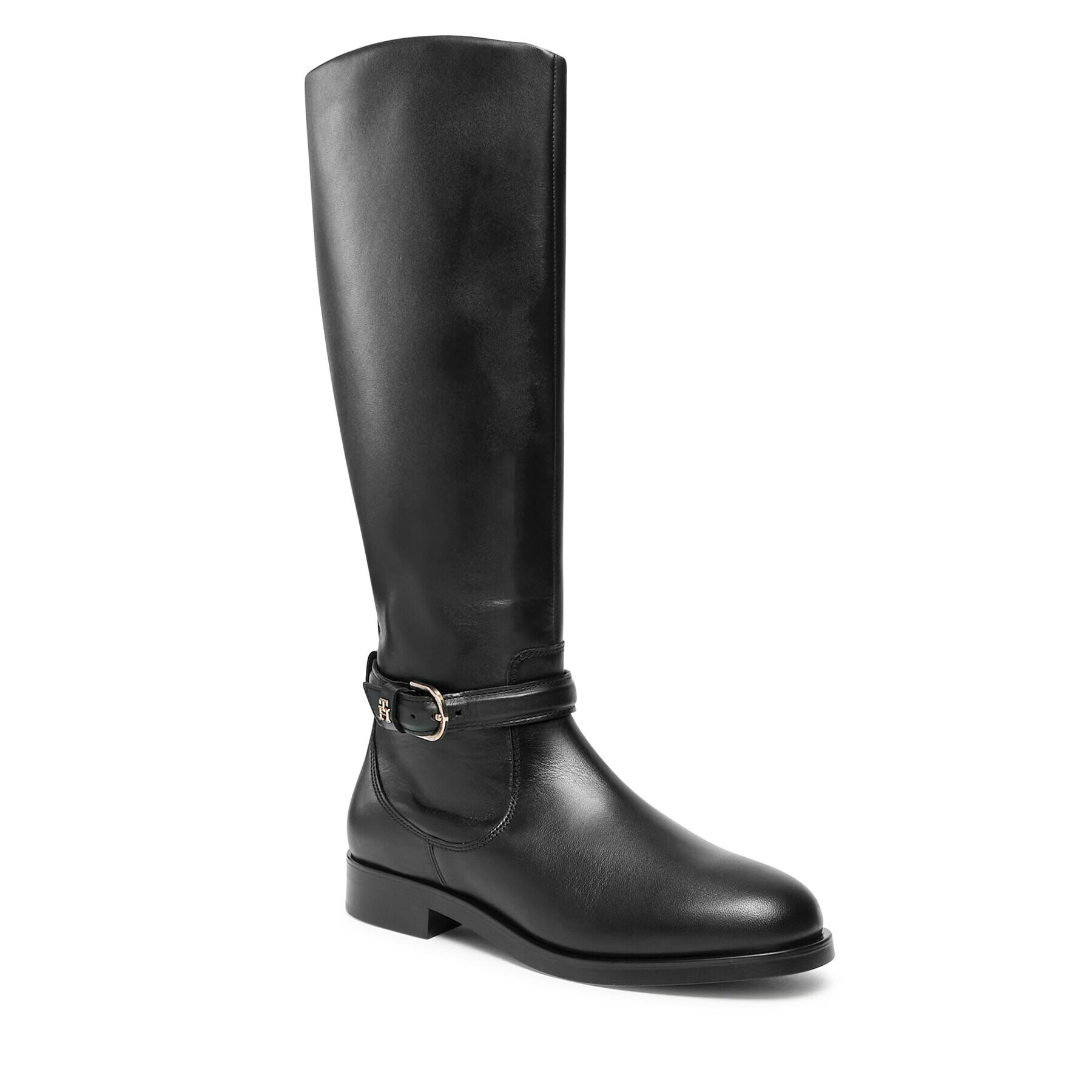 Tommy Hilfiger Kozačky Elevated Essential Longboot FW0FW07484 Černá - Pepit.cz