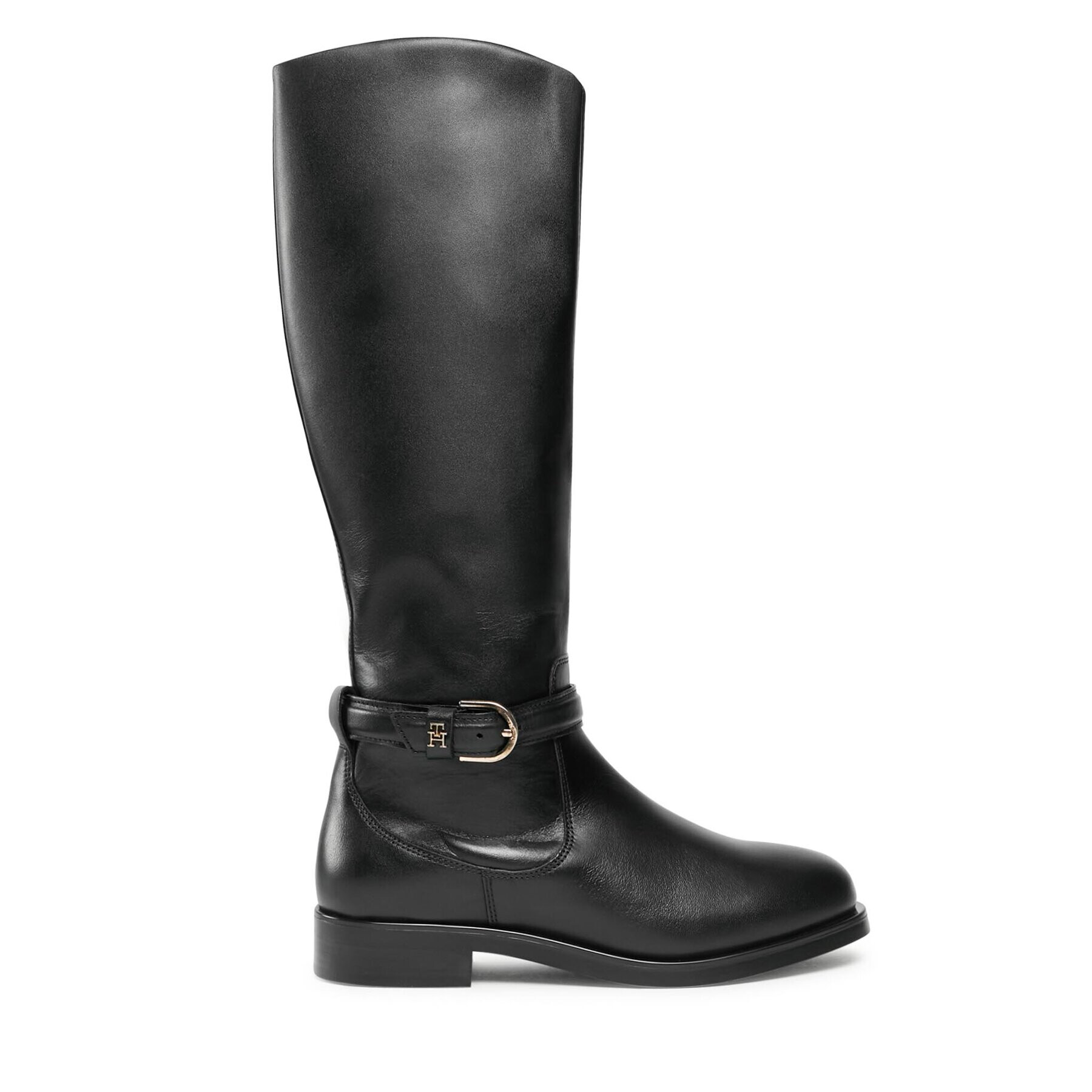 Tommy Hilfiger Kozačky Elevated Essential Longboot FW0FW07484 Černá - Pepit.cz