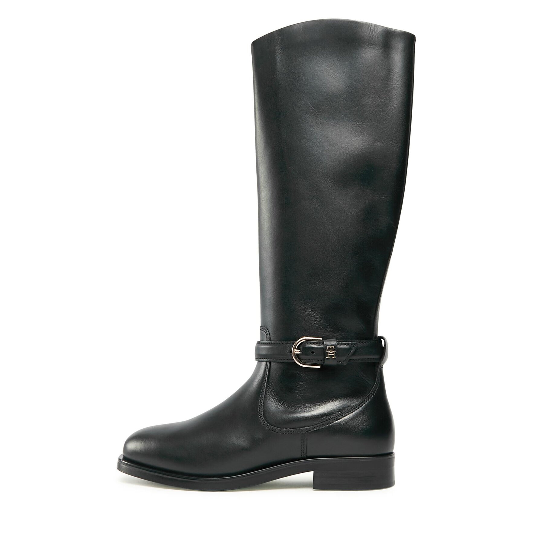 Tommy Hilfiger Kozačky Elevated Essential Longboot FW0FW07484 Černá - Pepit.cz