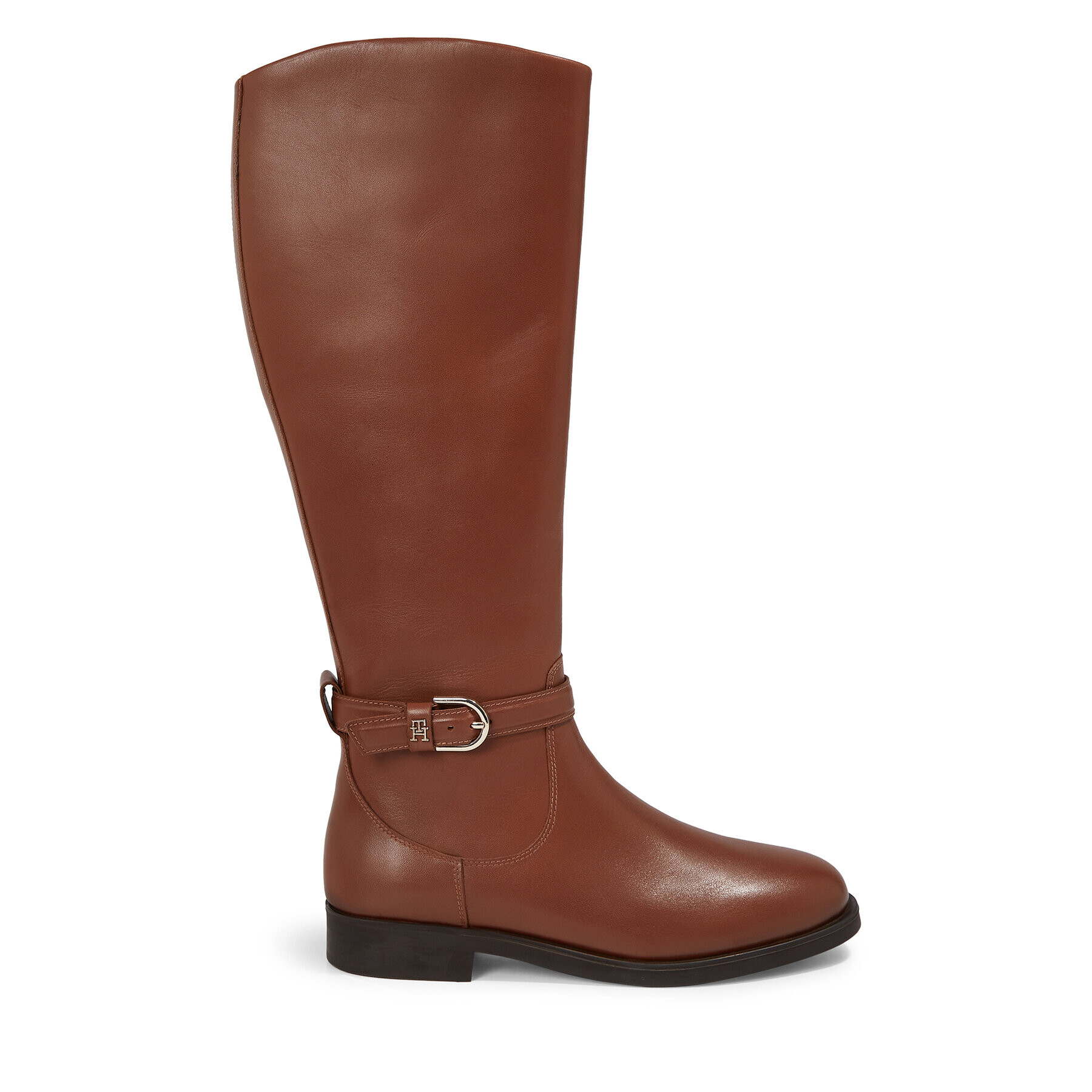 Tommy Hilfiger Kozačky Elevated Essential Longboot FW0FW07484 Hnědá - Pepit.cz