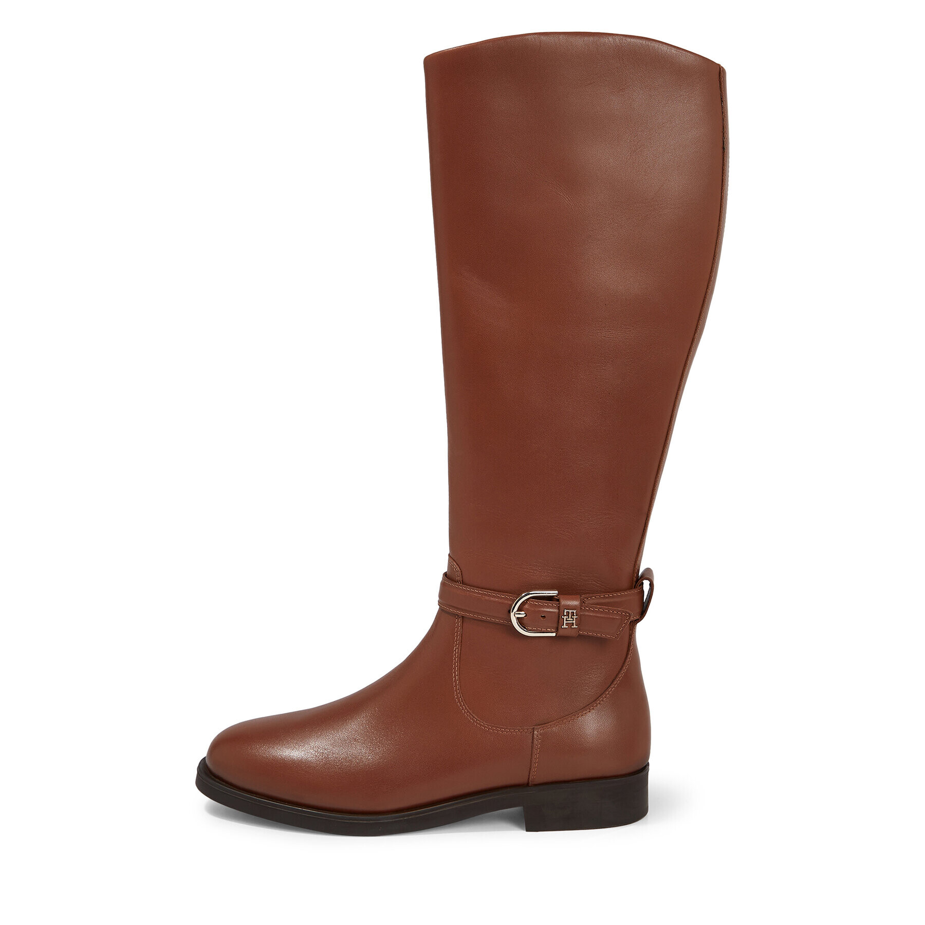 Tommy Hilfiger Kozačky Elevated Essential Longboot FW0FW07484 Hnědá - Pepit.cz